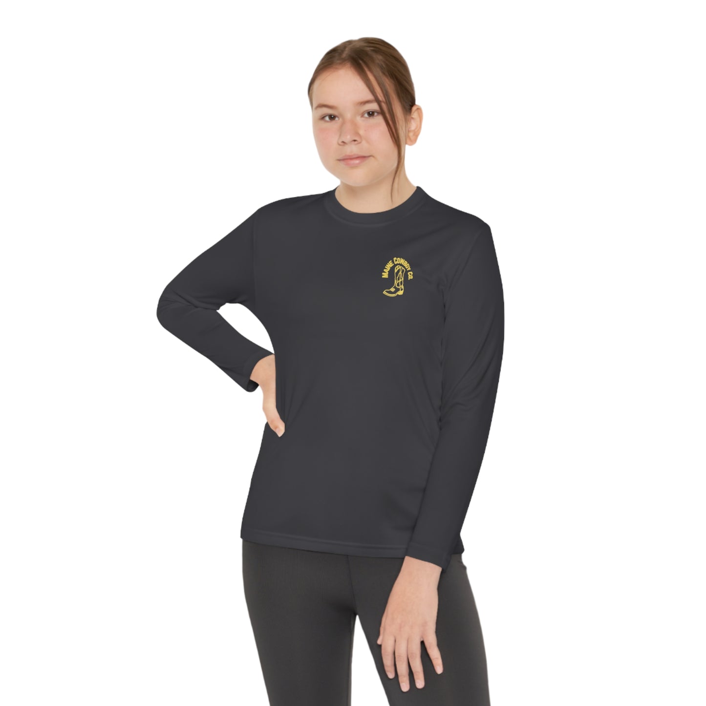 Youth Maine Cowboy Logo Long sleeve