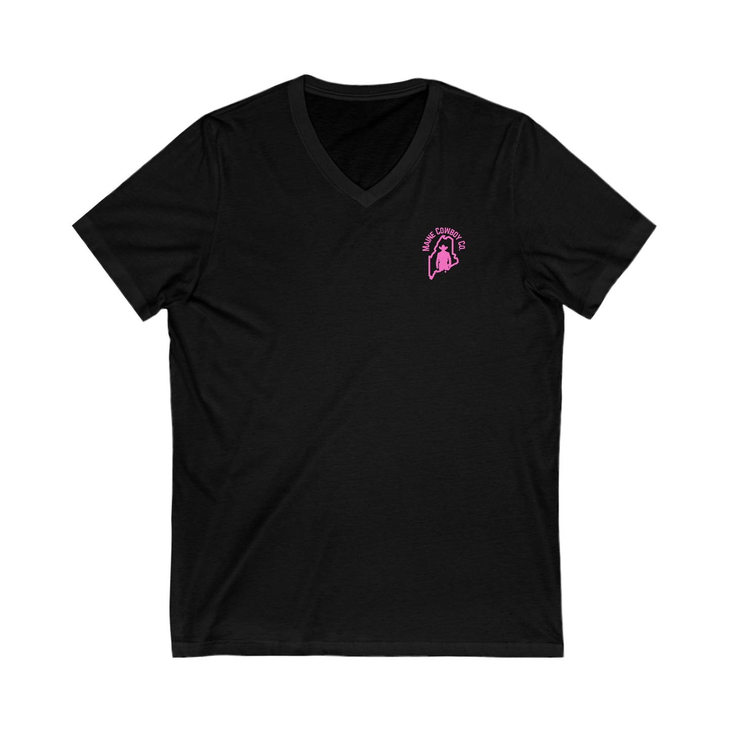 Ladies Neon State V-Neck Tee
