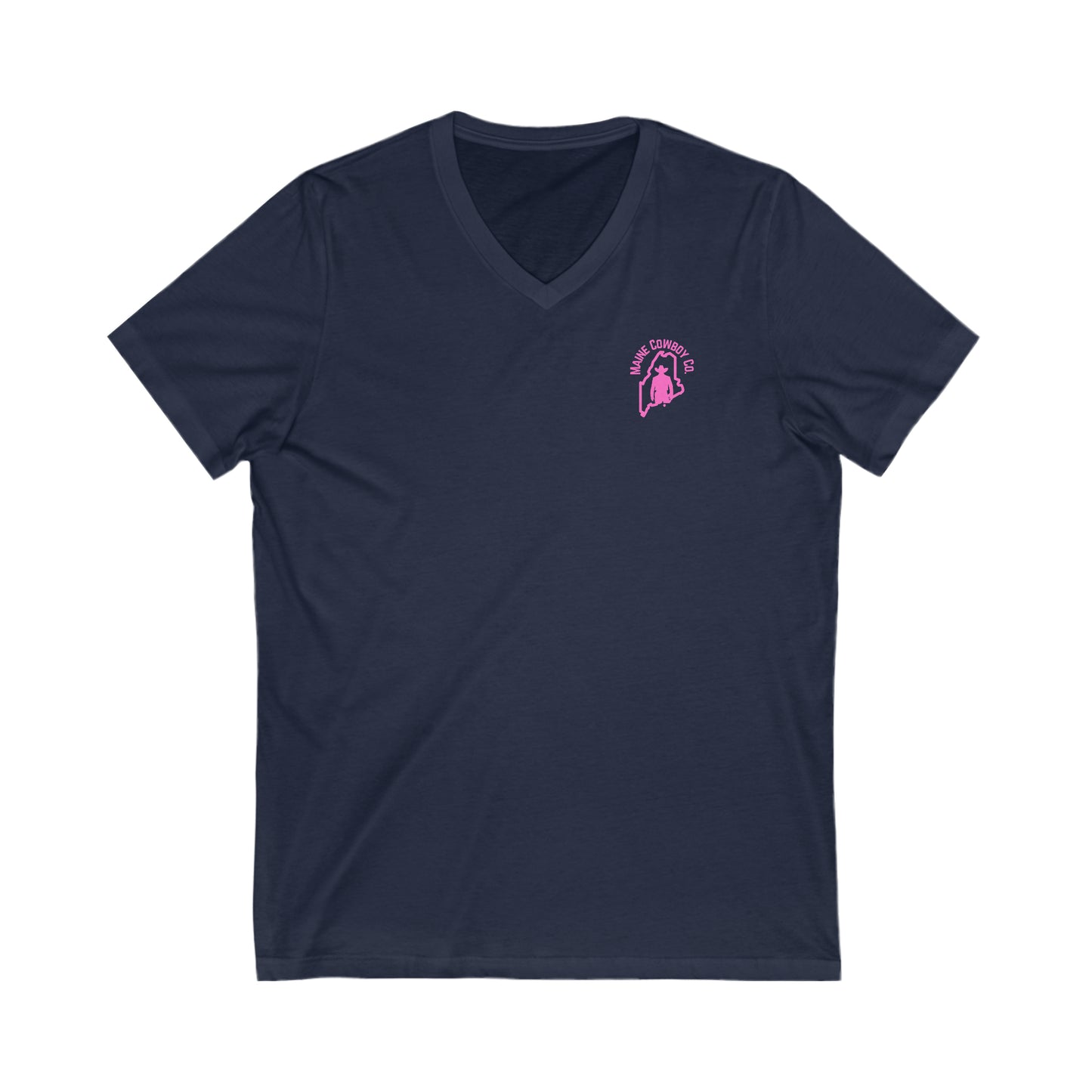 Ladies Neon State V-Neck Tee