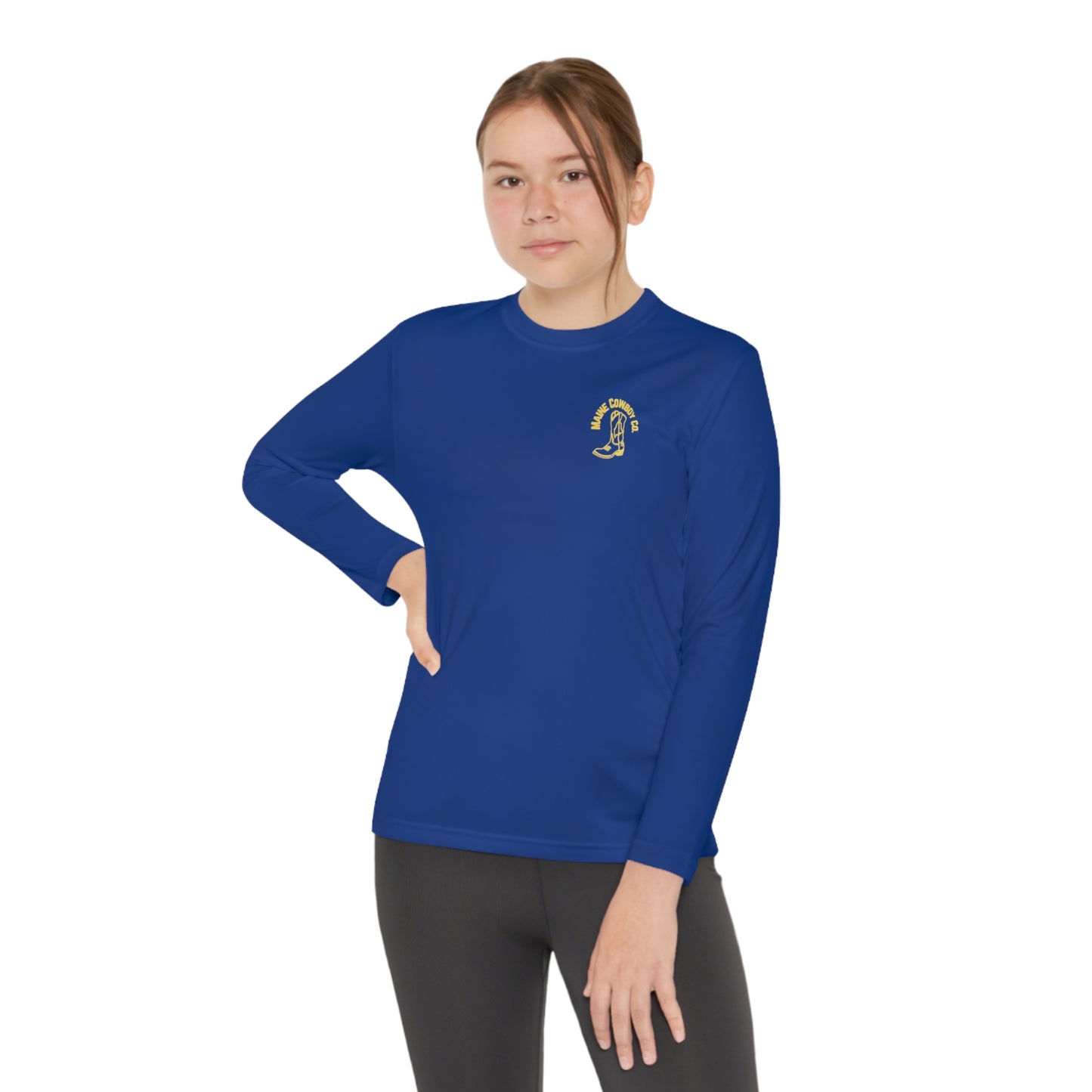 Youth Maine Cowboy Logo Long sleeve