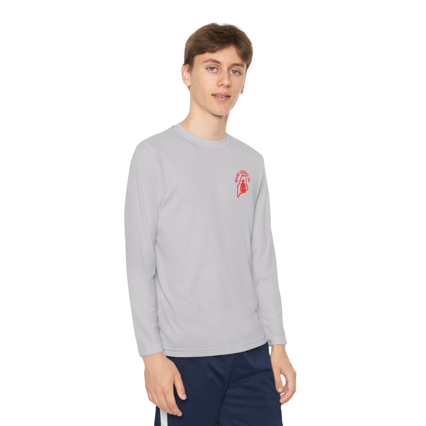 Youth Maine Cowboy Logo Long sleeve
