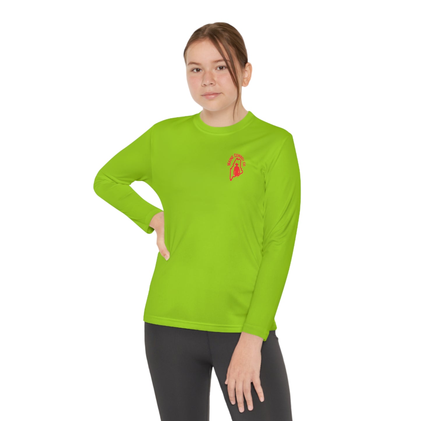 Youth Maine Cowboy Logo Long sleeve