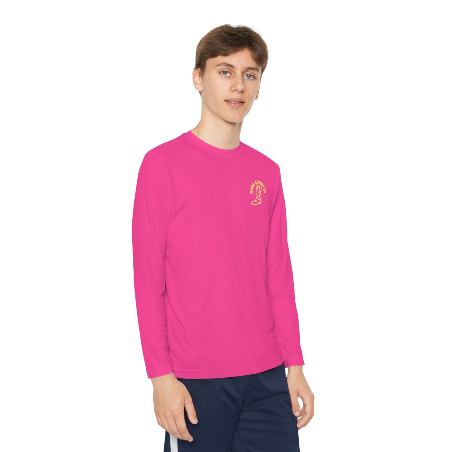 Youth Maine Cowboy Logo Long sleeve