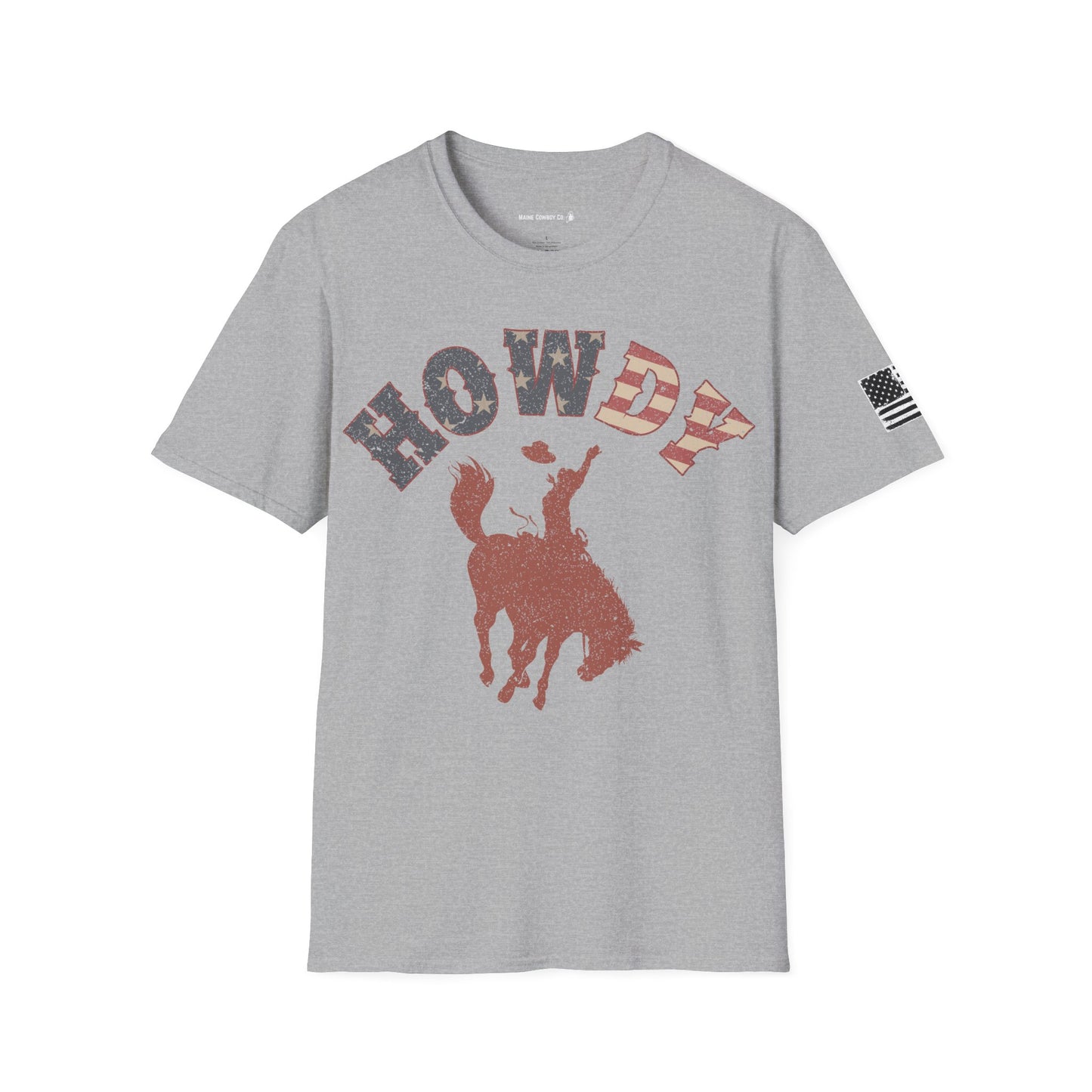 Howdy Graphic Unisex T-Shirt | Perfect for Casual Days, Gift for Rodeo Fans, Country Music Lovers, 4th of July, Summertime Style