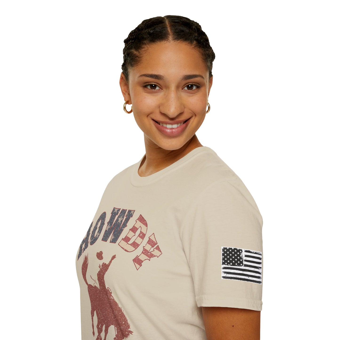 Howdy Graphic Unisex T-Shirt | Perfect for Casual Days, Gift for Rodeo Fans, Country Music Lovers, 4th of July, Summertime Style