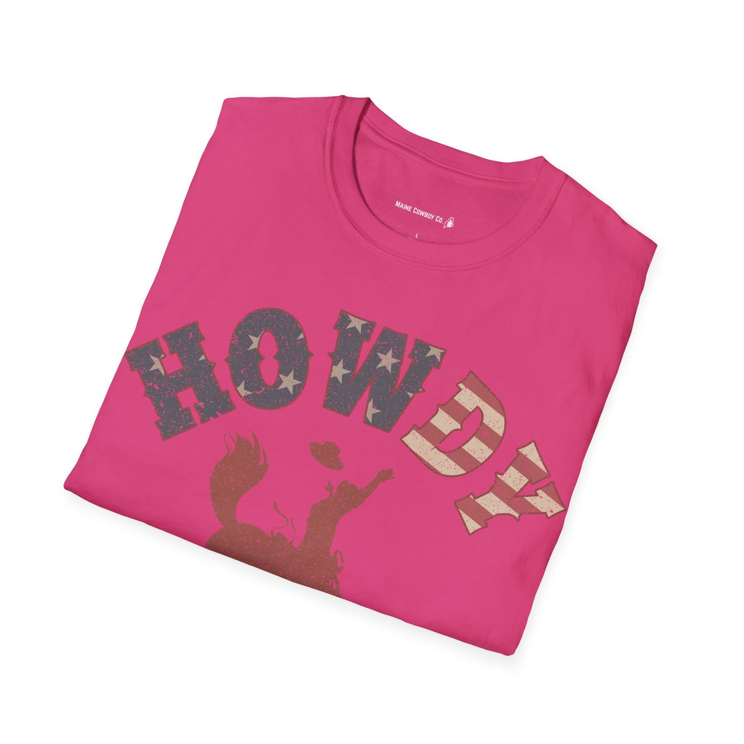 Howdy Graphic Unisex T-Shirt | Perfect for Casual Days, Gift for Rodeo Fans, Country Music Lovers, 4th of July, Summertime Style