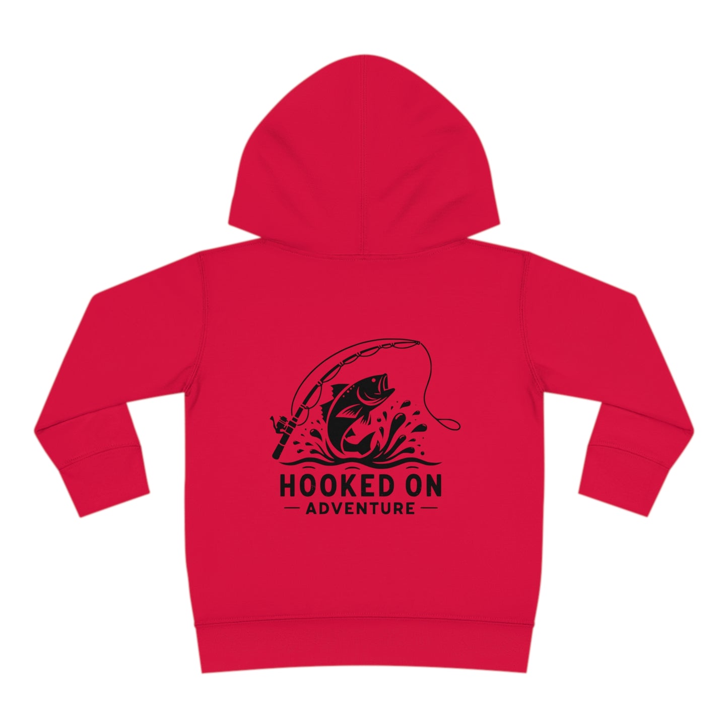 Toddler Pullover Hooked On Adventure Fleece Hoodie