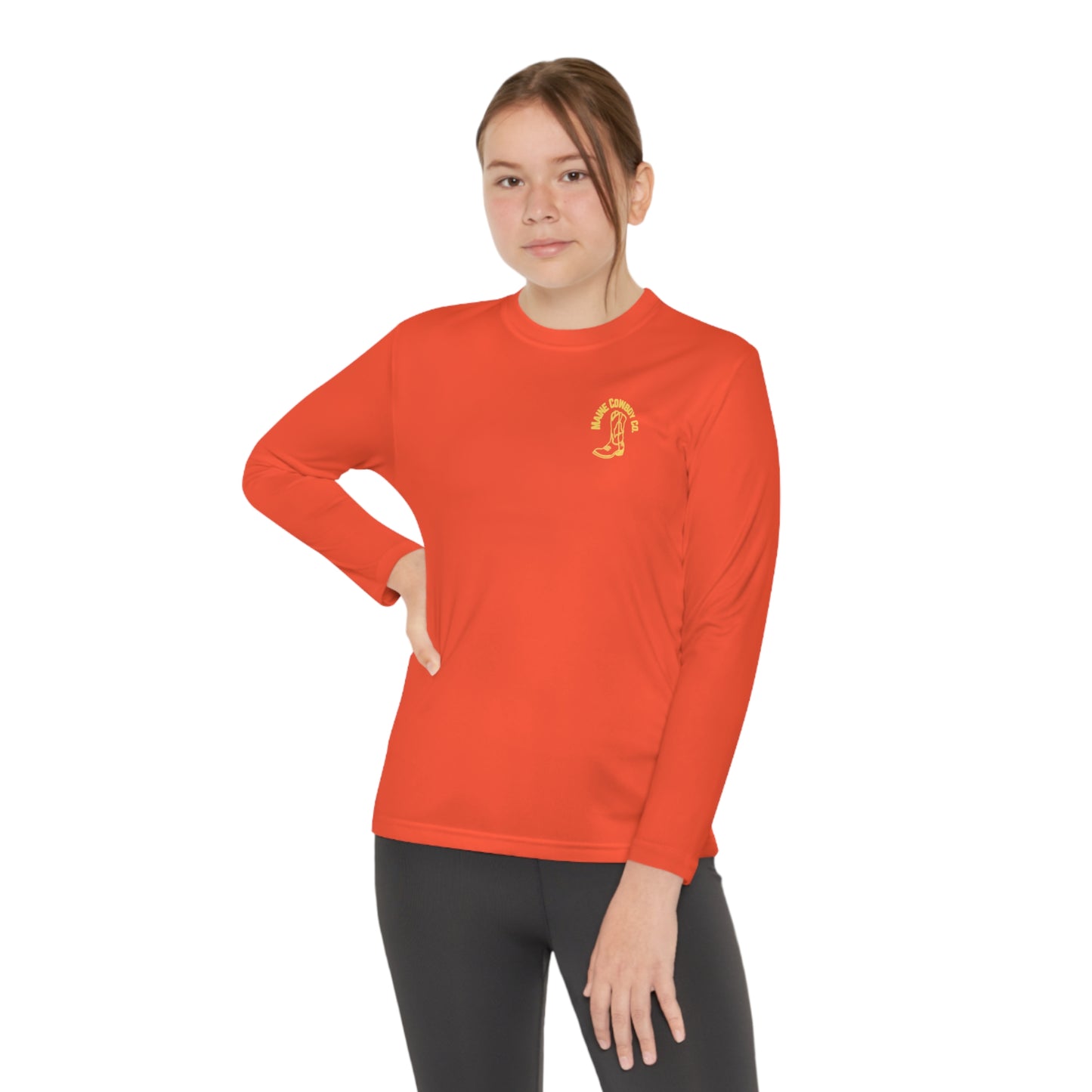Youth Maine Cowboy Logo Long sleeve