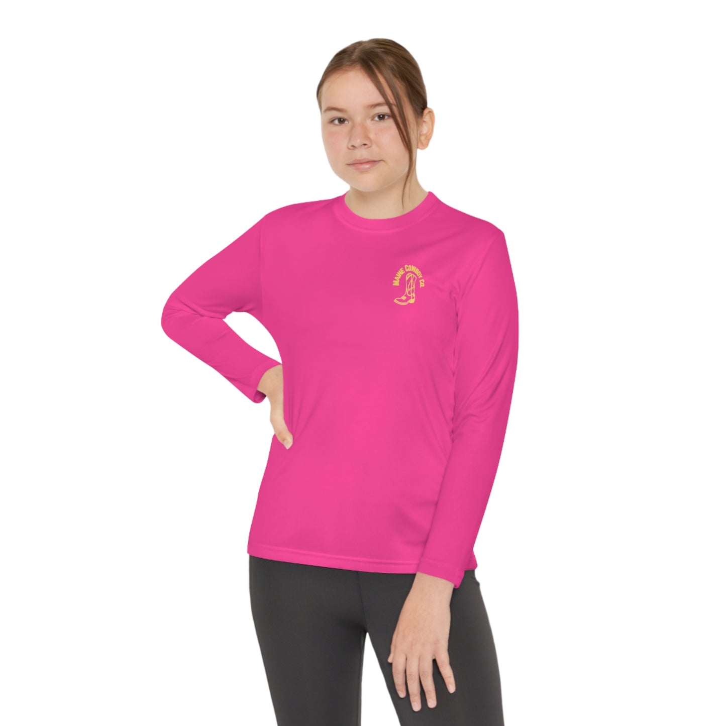 Youth Maine Cowboy Logo Long sleeve