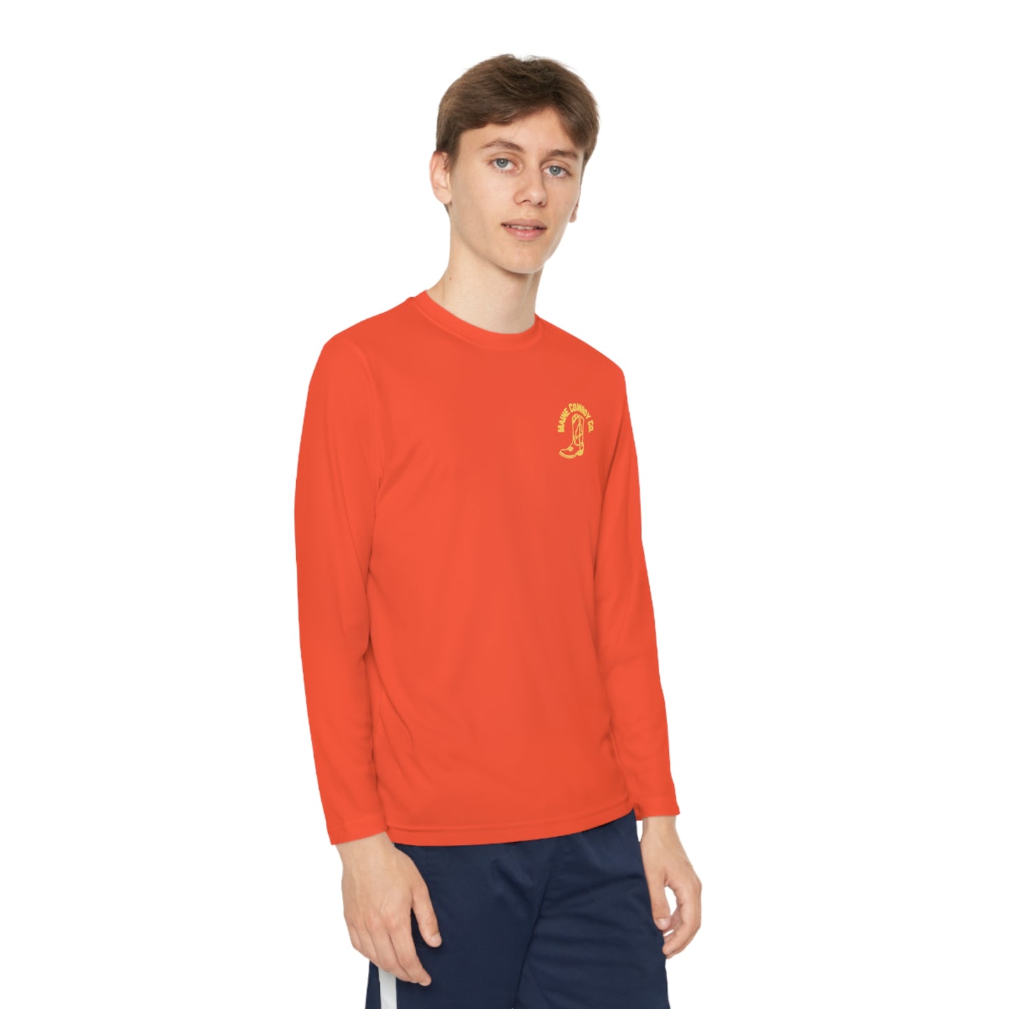Youth Maine Cowboy Logo Long sleeve