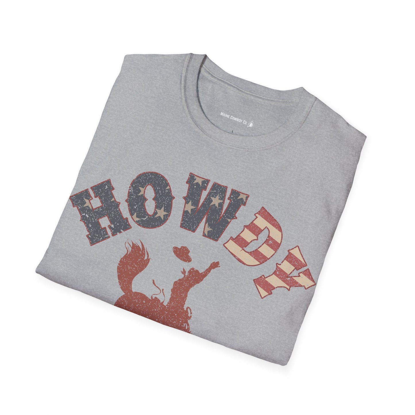 Howdy Graphic Unisex T-Shirt | Perfect for Casual Days, Gift for Rodeo Fans, Country Music Lovers, 4th of July, Summertime Style