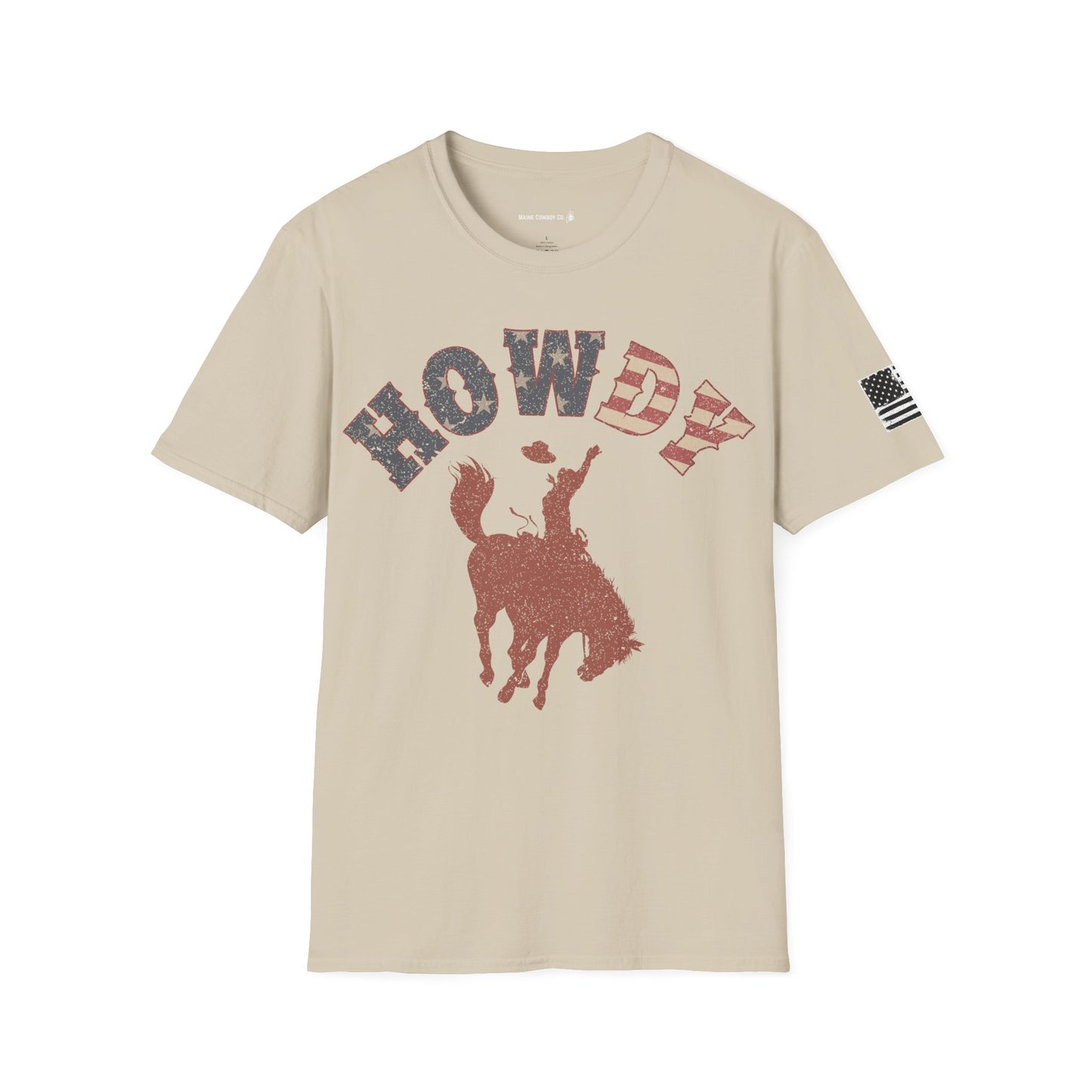 Howdy Graphic Unisex T-Shirt | Perfect for Casual Days, Gift for Rodeo Fans, Country Music Lovers, 4th of July, Summertime Style
