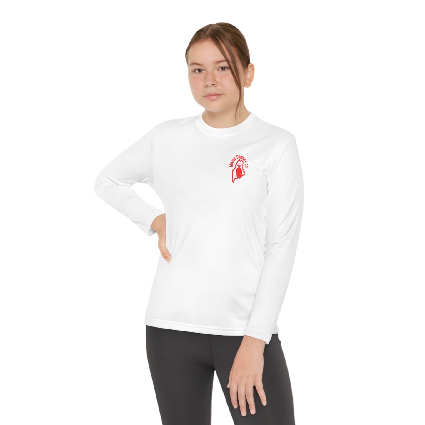 Youth Maine Cowboy Logo Long sleeve