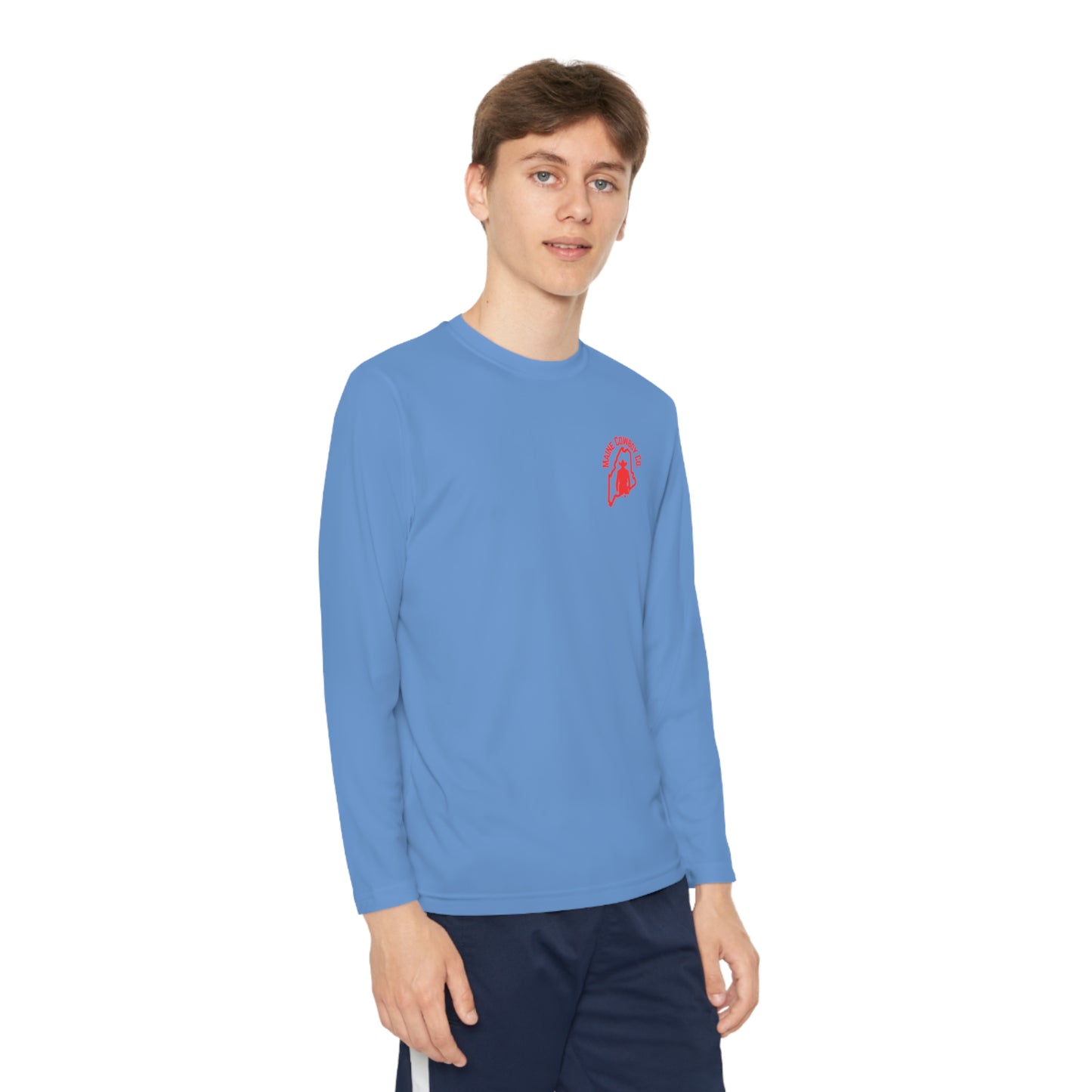Youth Maine Cowboy Logo Long sleeve
