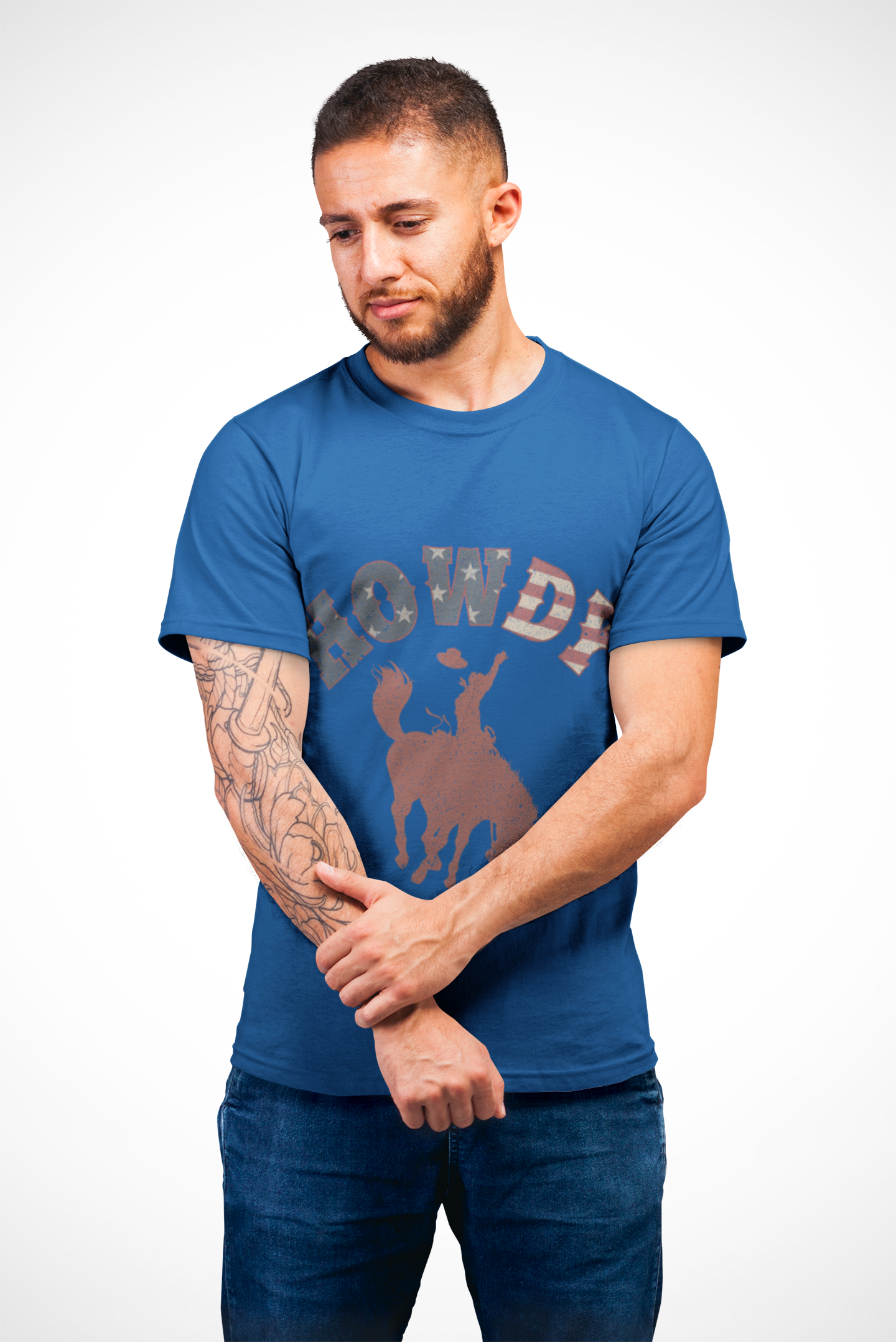 Howdy Graphic Unisex T-Shirt | Perfect for Casual Days, Gift for Rodeo Fans, Country Music Lovers, 4th of July, Summertime Style