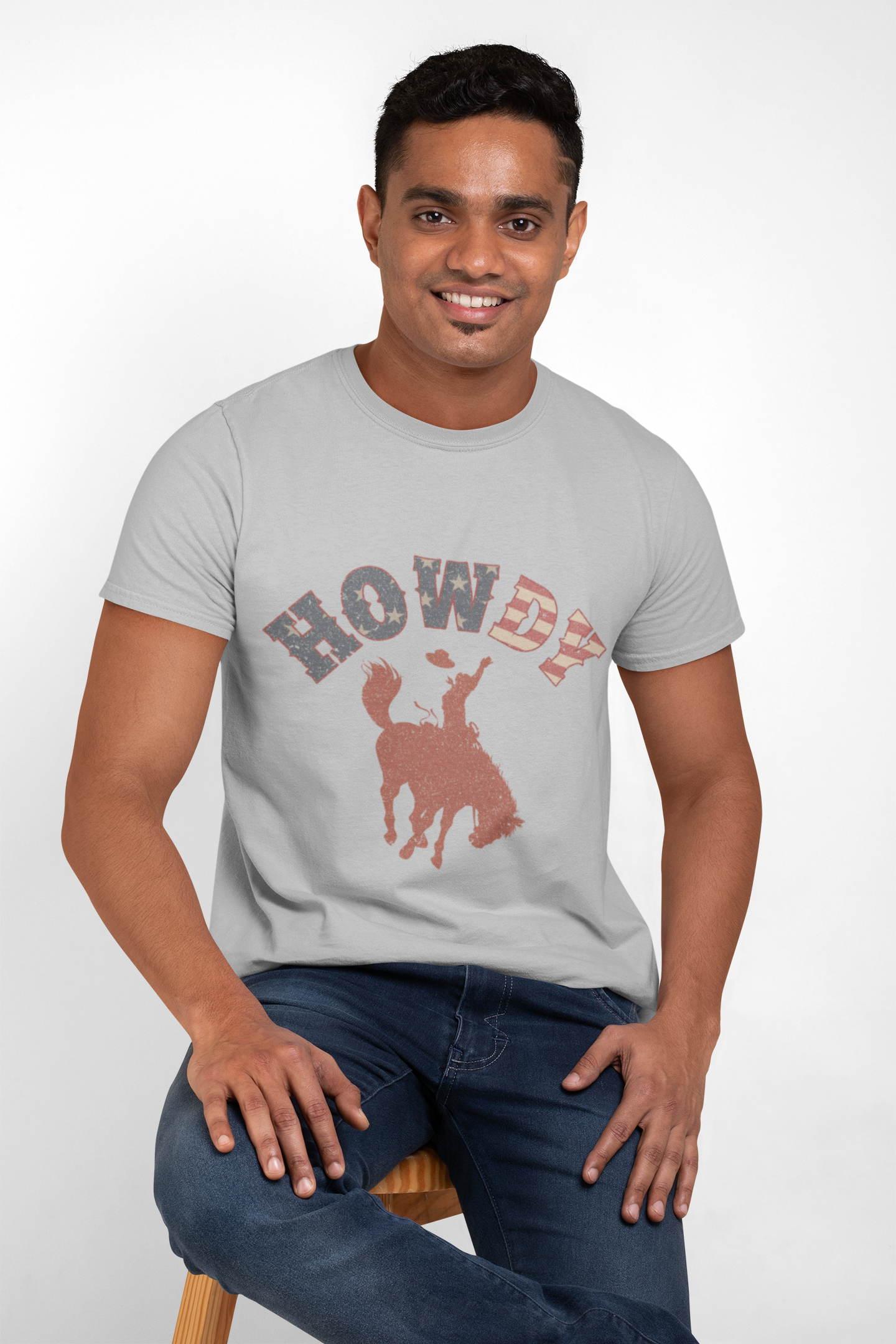 Howdy Graphic Unisex T-Shirt | Perfect for Casual Days, Gift for Rodeo Fans, Country Music Lovers, 4th of July, Summertime Style