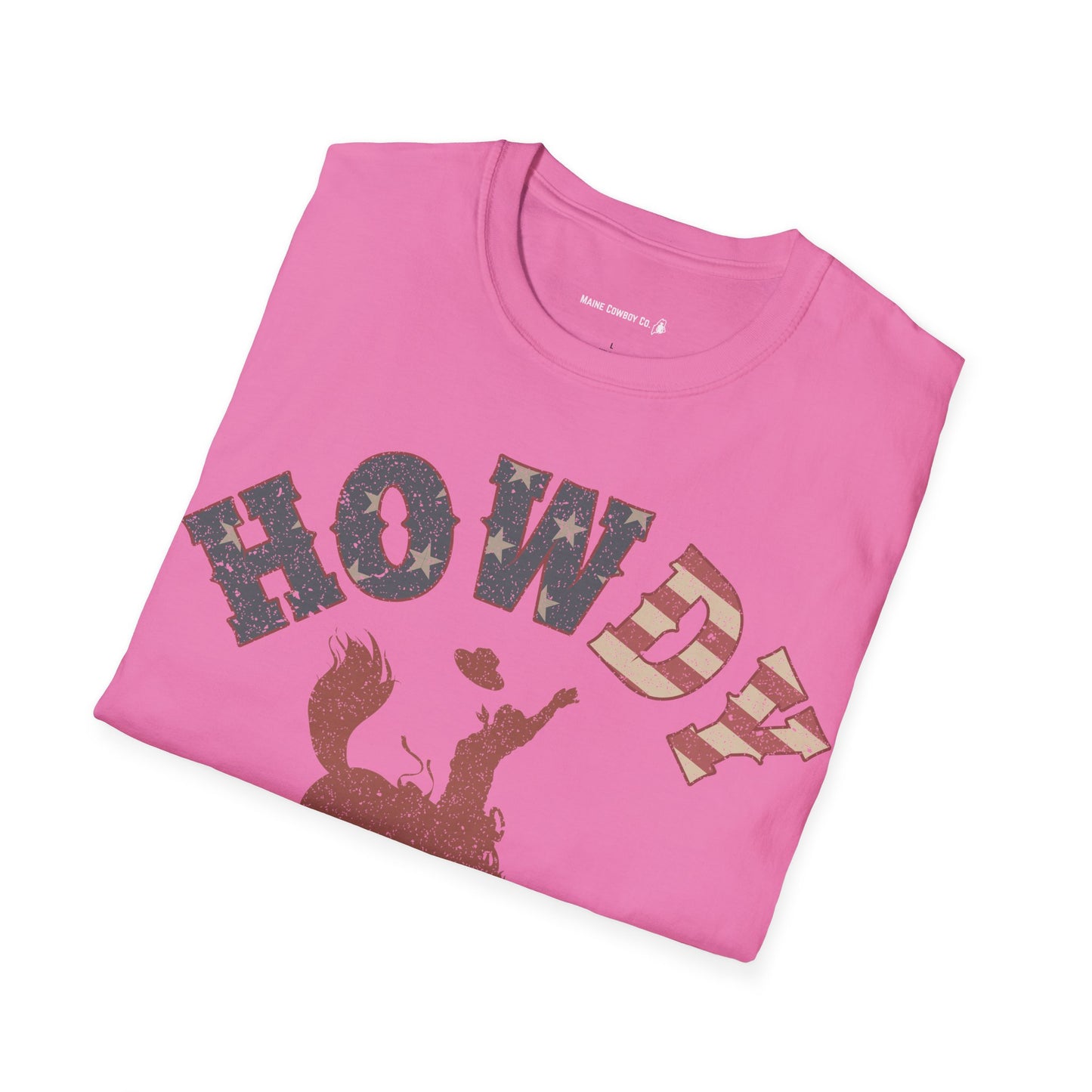 Howdy Graphic Unisex T-Shirt | Perfect for Casual Days, Gift for Rodeo Fans, Country Music Lovers, 4th of July, Summertime Style