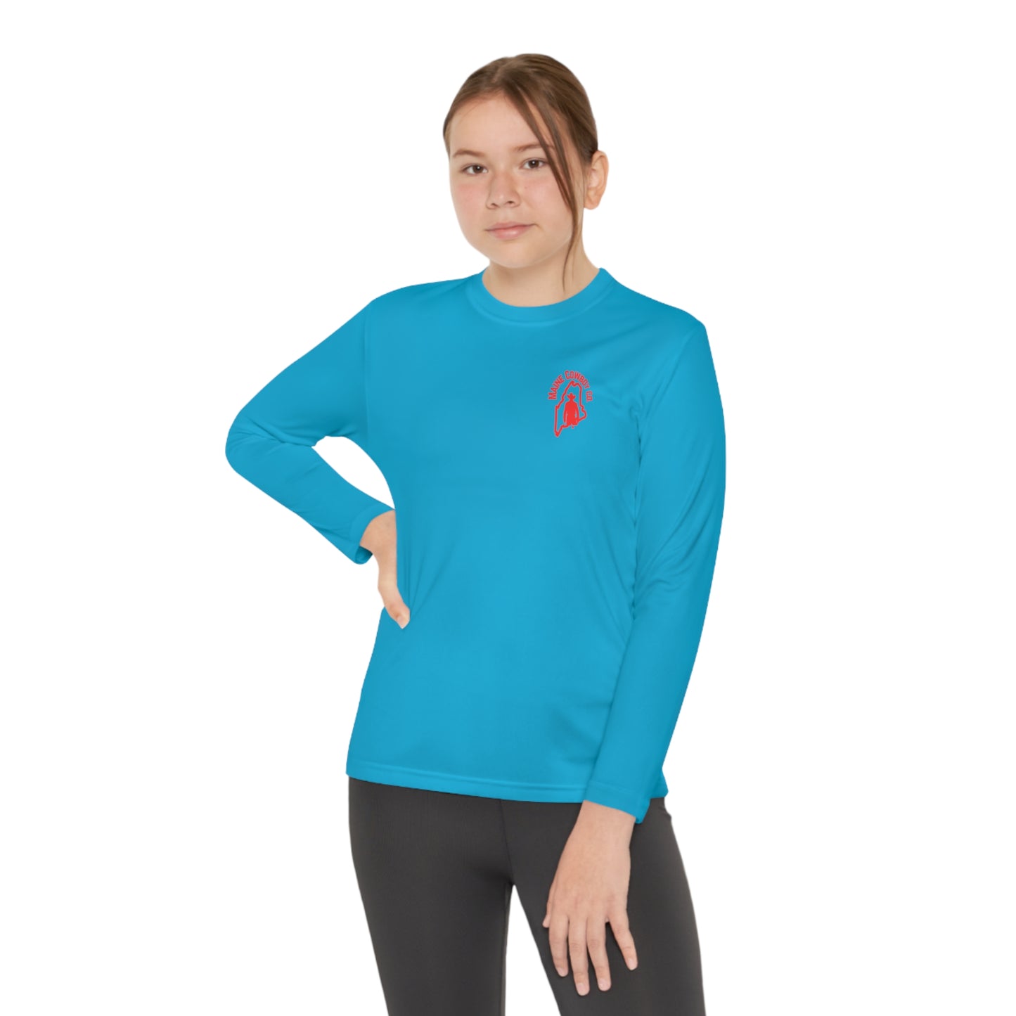 Youth Maine Cowboy Logo Long sleeve