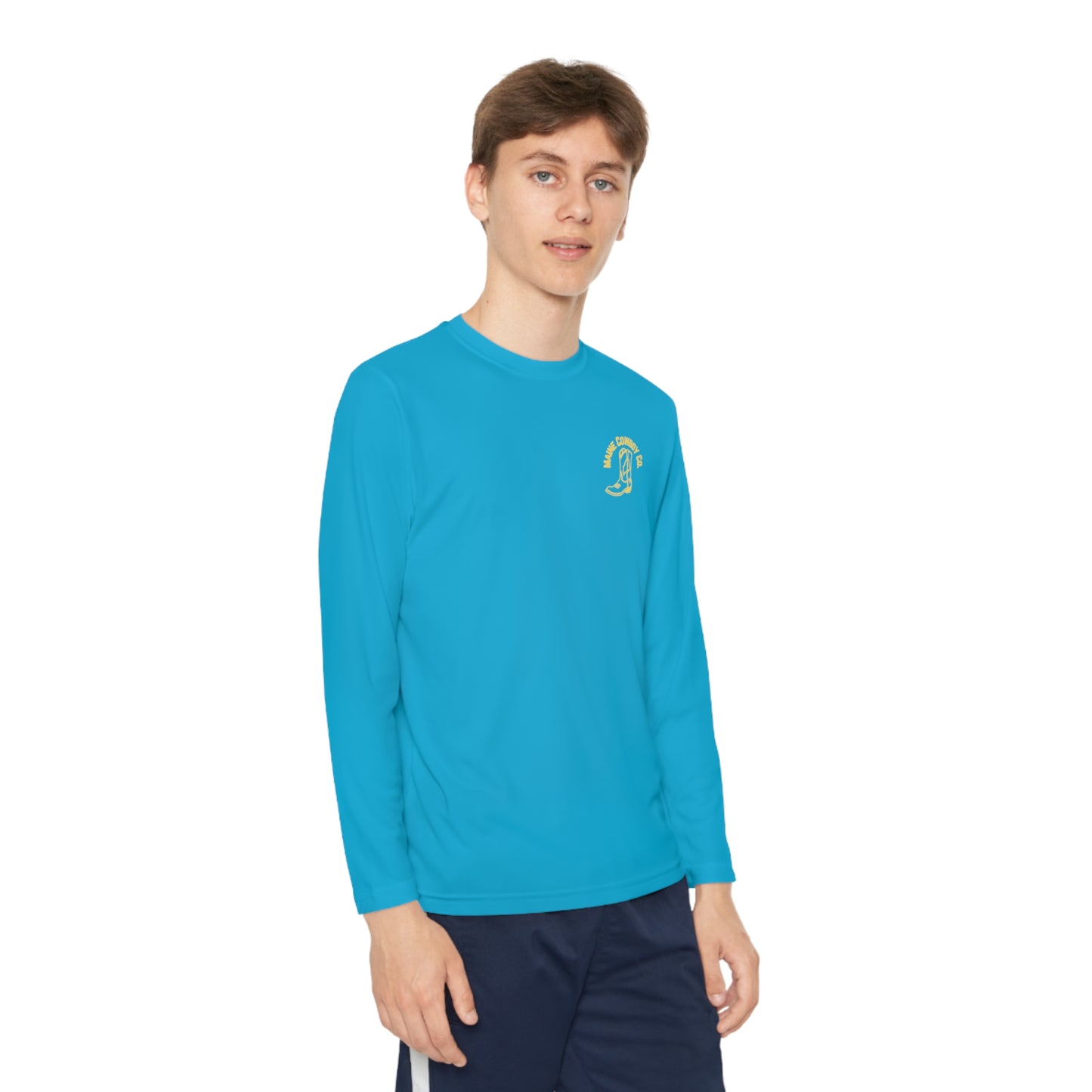 Youth Maine Cowboy Logo Long sleeve