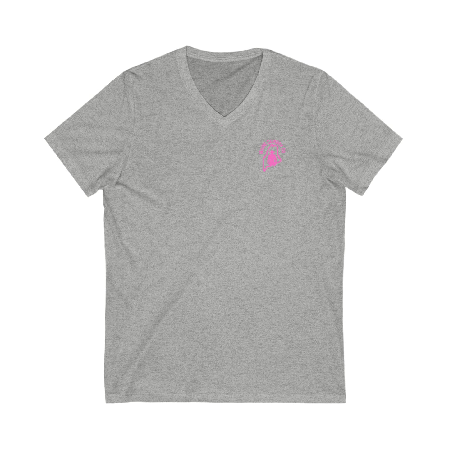 Ladies Neon State V-Neck Tee