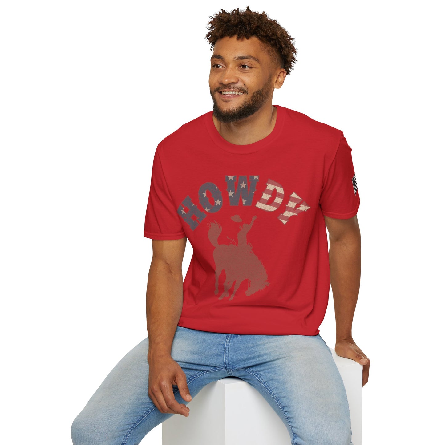 Howdy Graphic Unisex T-Shirt | Perfect for Casual Days, Gift for Rodeo Fans, Country Music Lovers, 4th of July, Summertime Style
