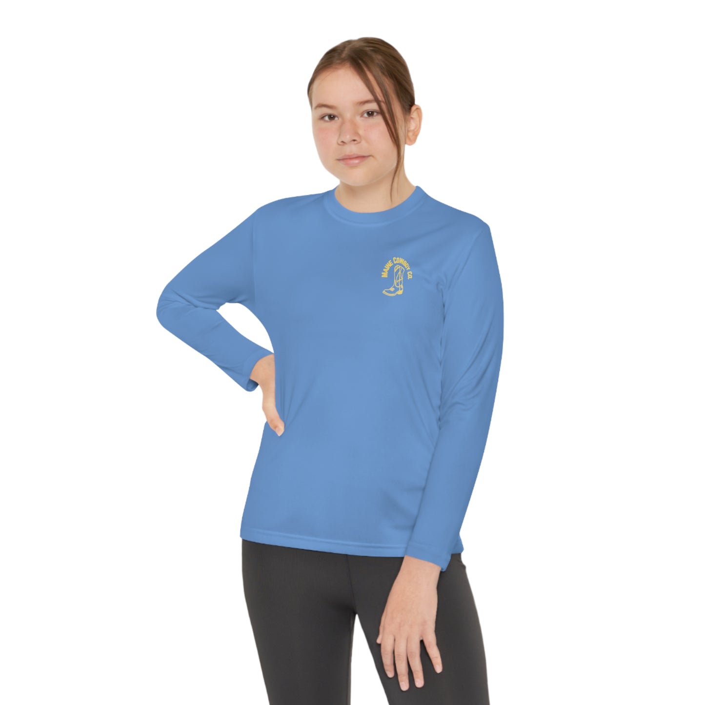 Youth Maine Cowboy Logo Long sleeve