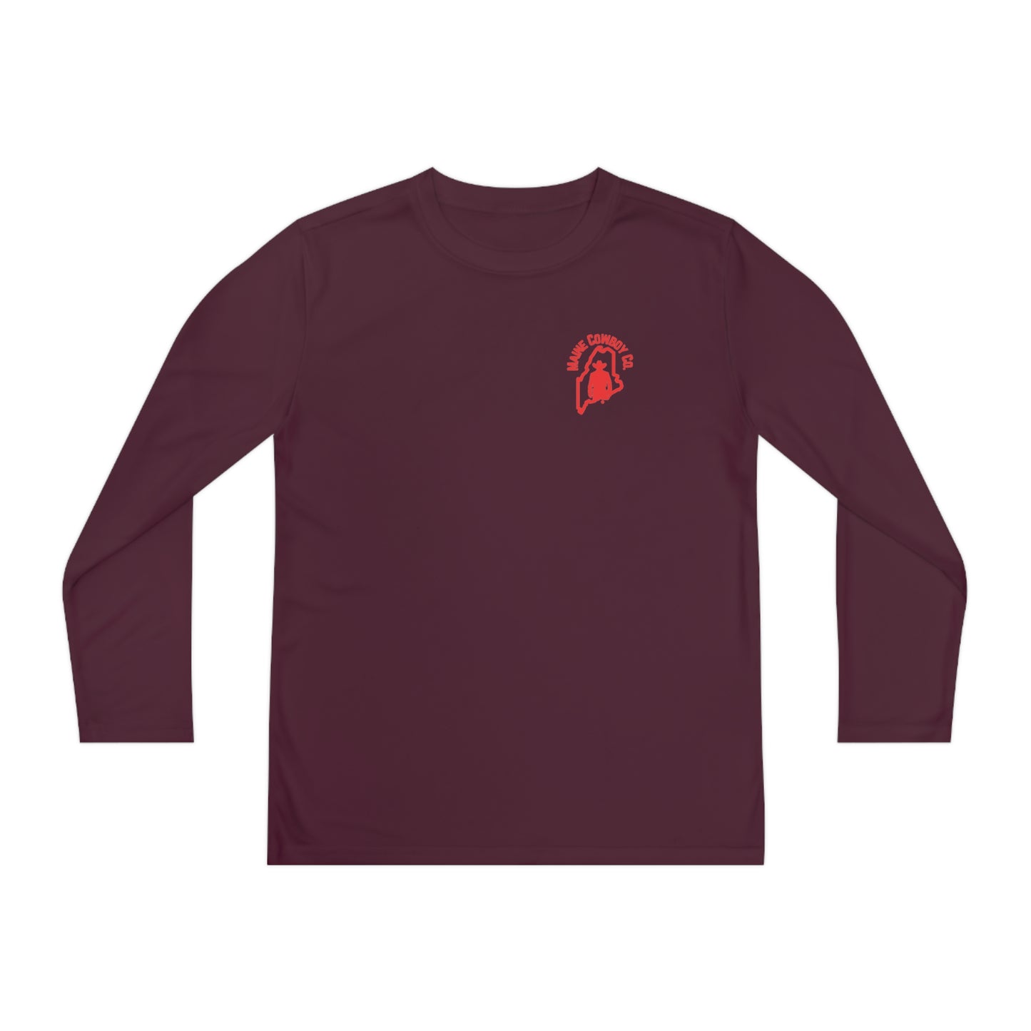 Youth Maine Cowboy Logo Long sleeve
