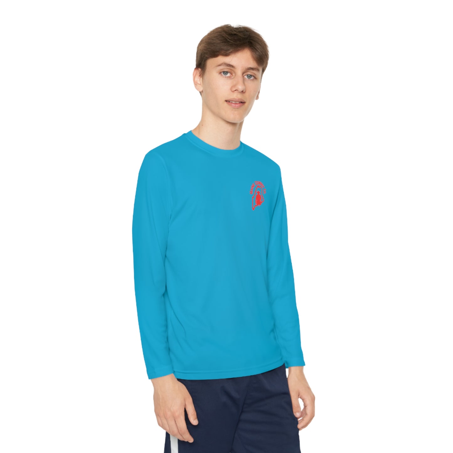 Youth Maine Cowboy Logo Long sleeve