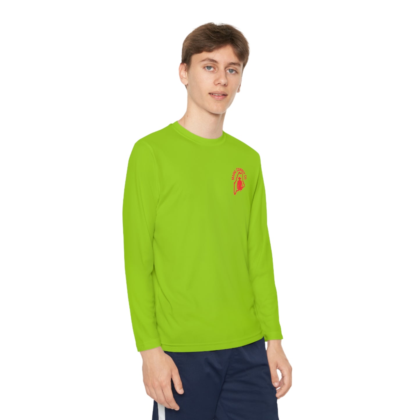 Youth Maine Cowboy Logo Long sleeve