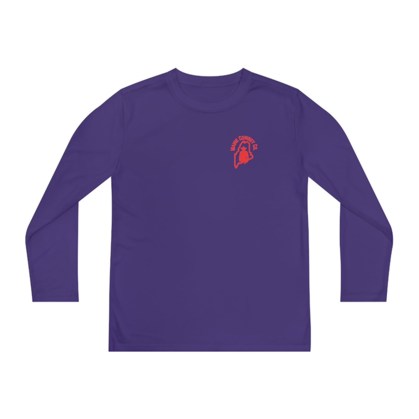 Youth Maine Cowboy Logo Long sleeve