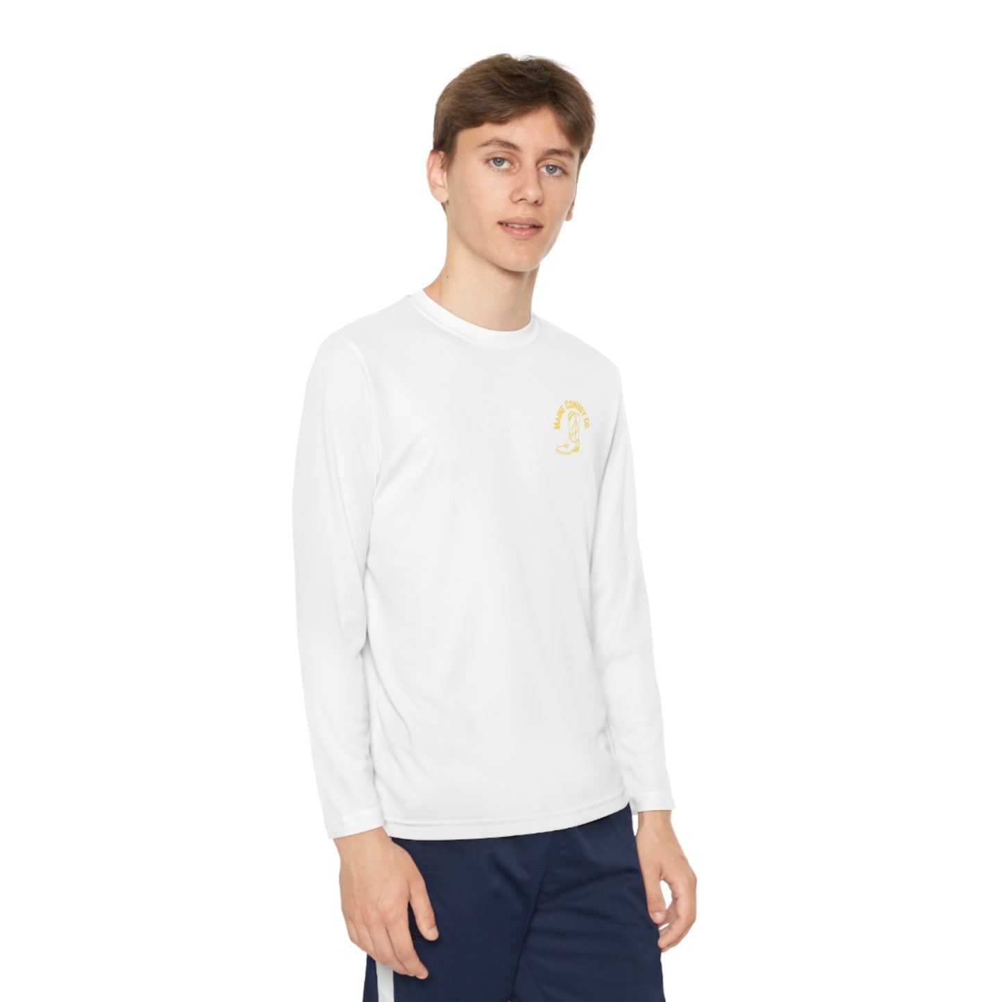 Youth Maine Cowboy Logo Long sleeve