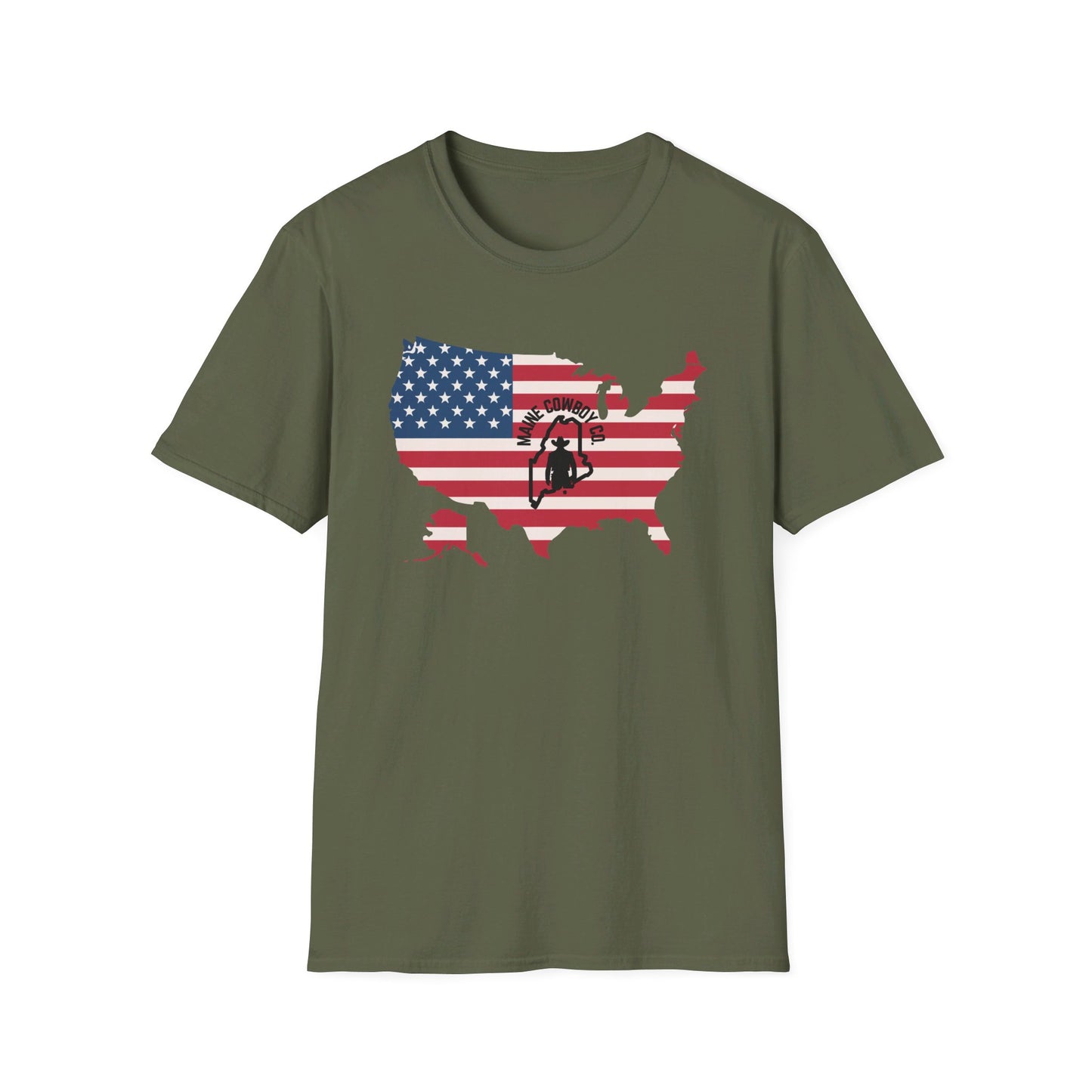 Softstyle United States Flag T-Shirt