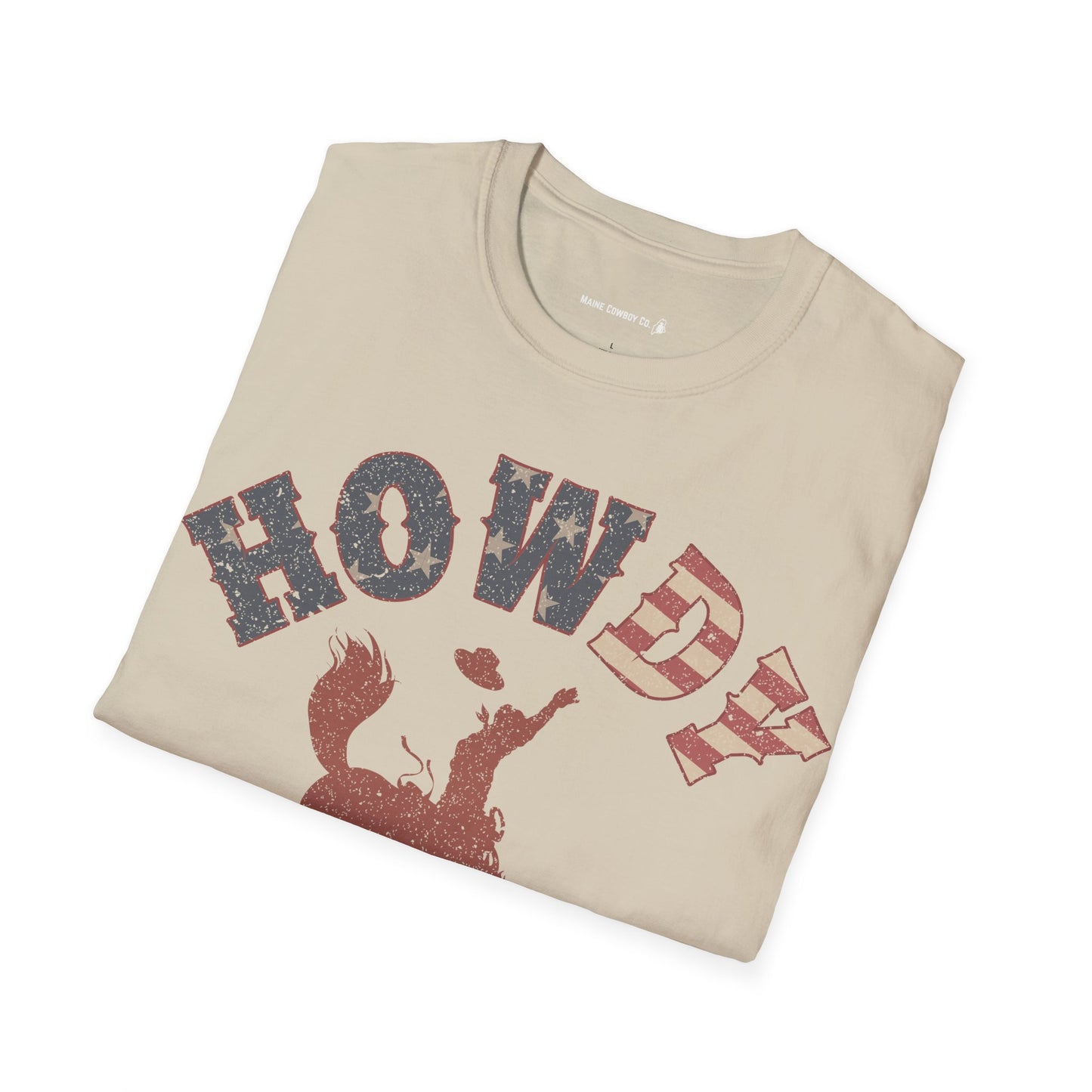 Howdy Graphic Unisex T-Shirt | Perfect for Casual Days, Gift for Rodeo Fans, Country Music Lovers, 4th of July, Summertime Style