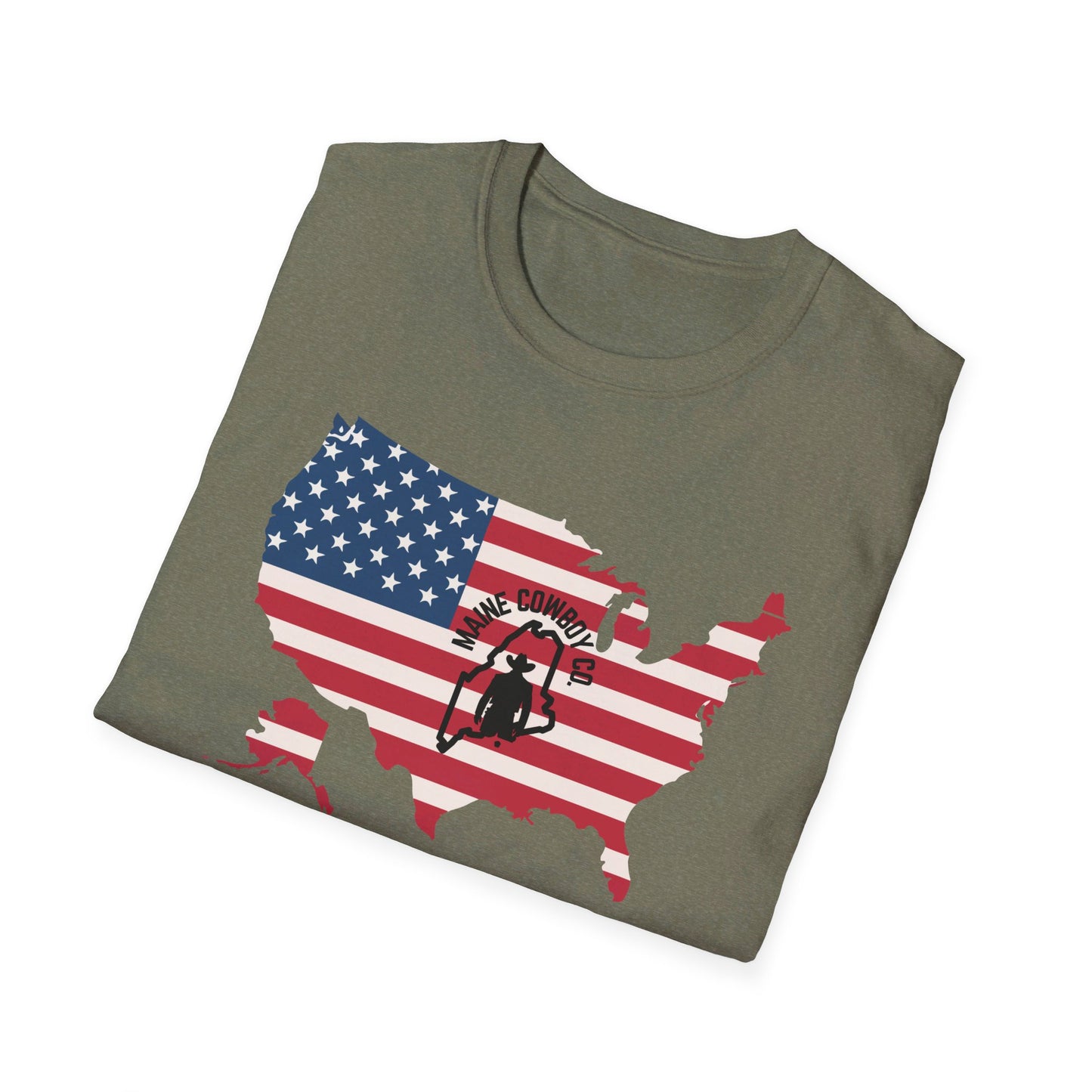 Softstyle United States Flag T-Shirt