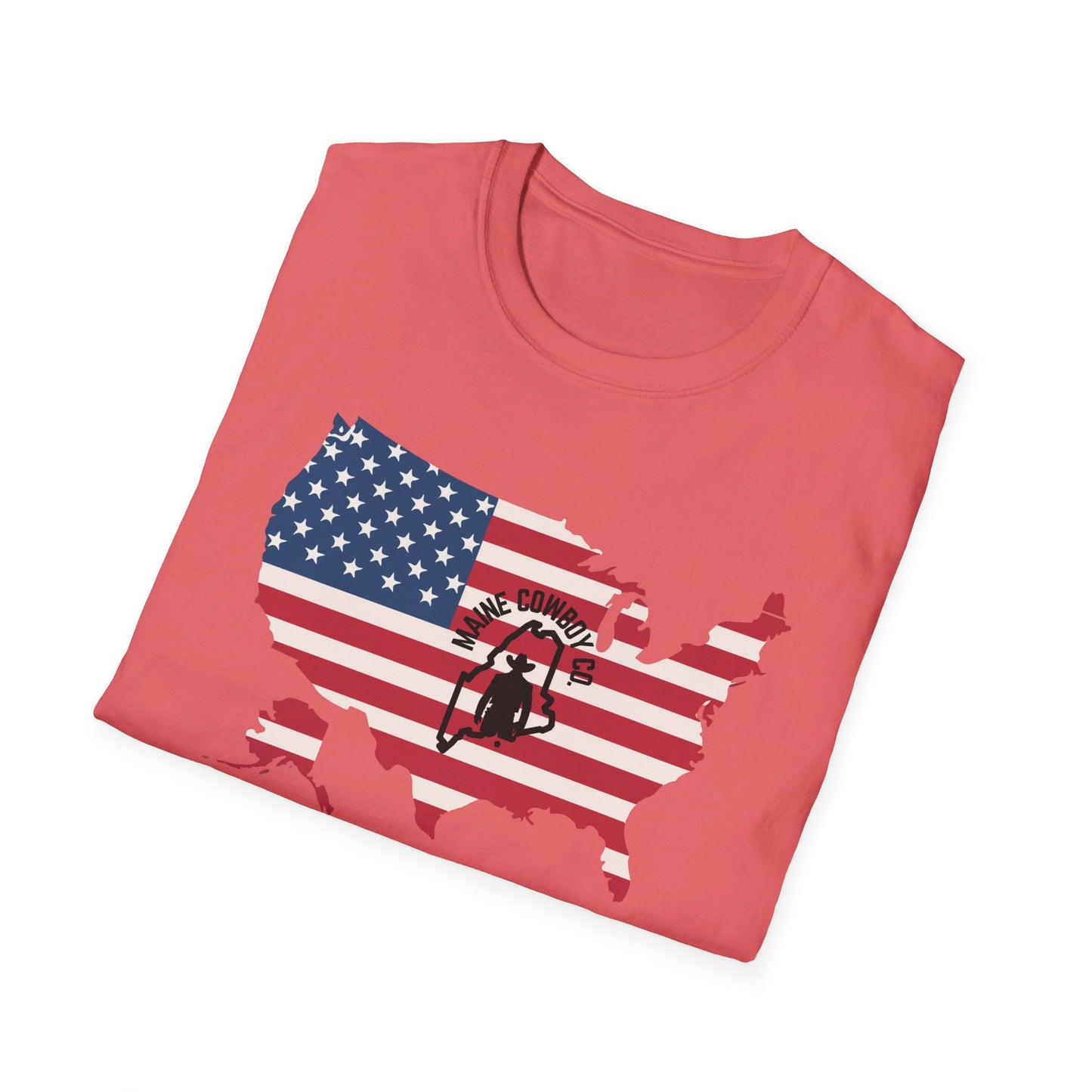 Softstyle United States Flag T-Shirt