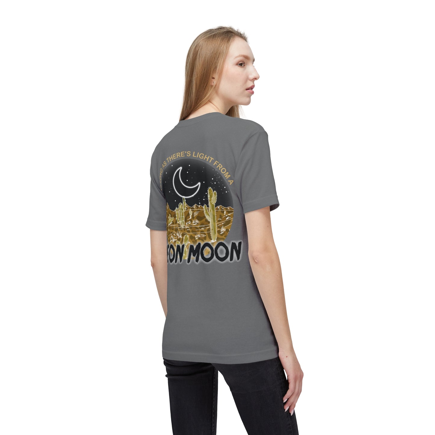 Midweight Neon Moon T-shirt, Made in US
