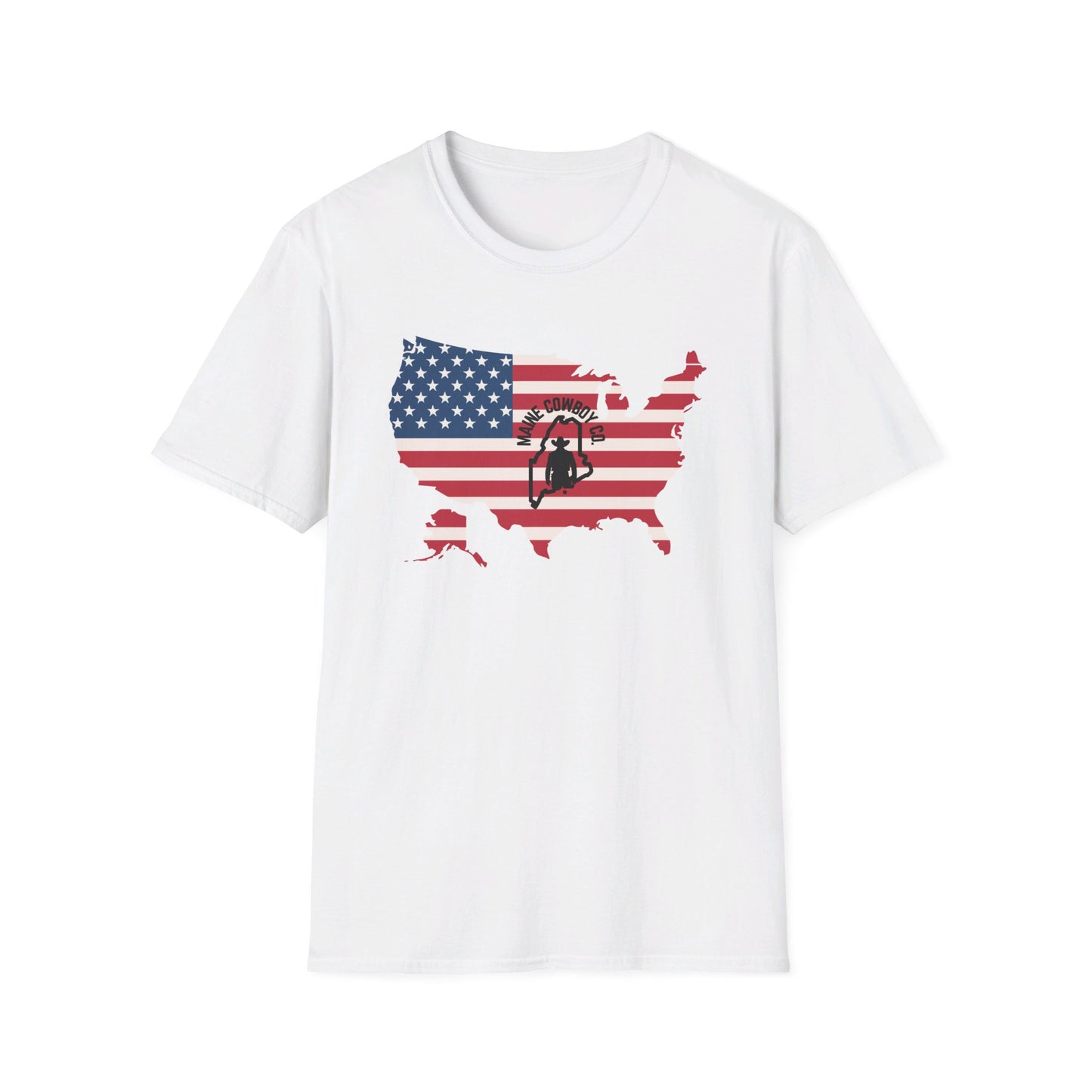 Softstyle United States Flag T-Shirt