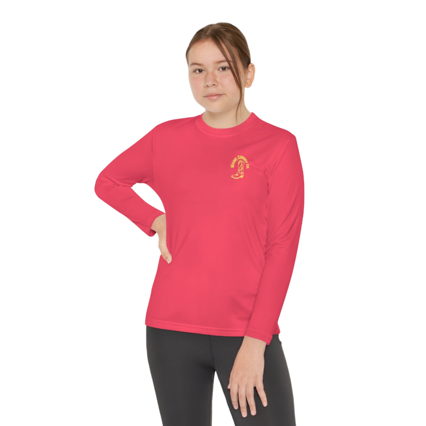 Youth Maine Cowboy Logo Long sleeve