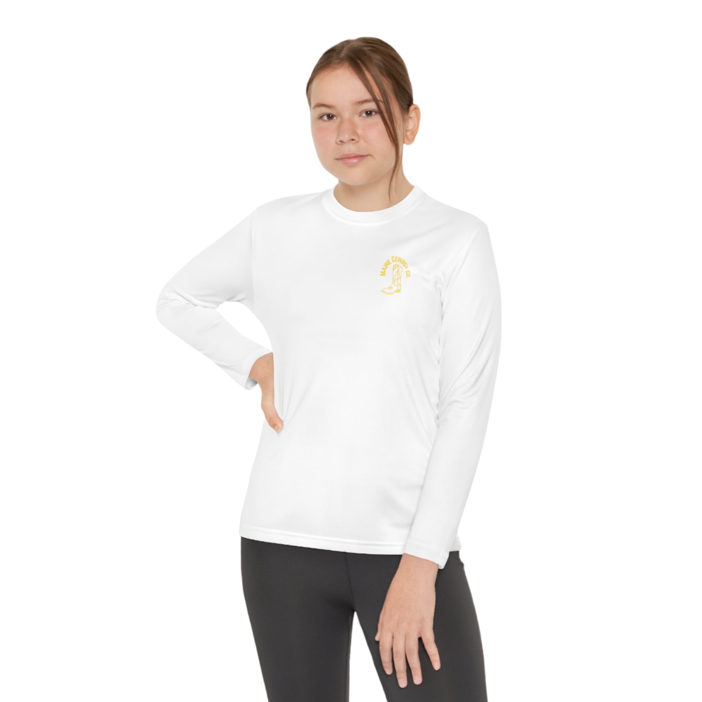 Youth Maine Cowboy Logo Long sleeve