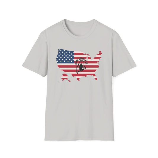 Softstyle United States Flag T-Shirt
