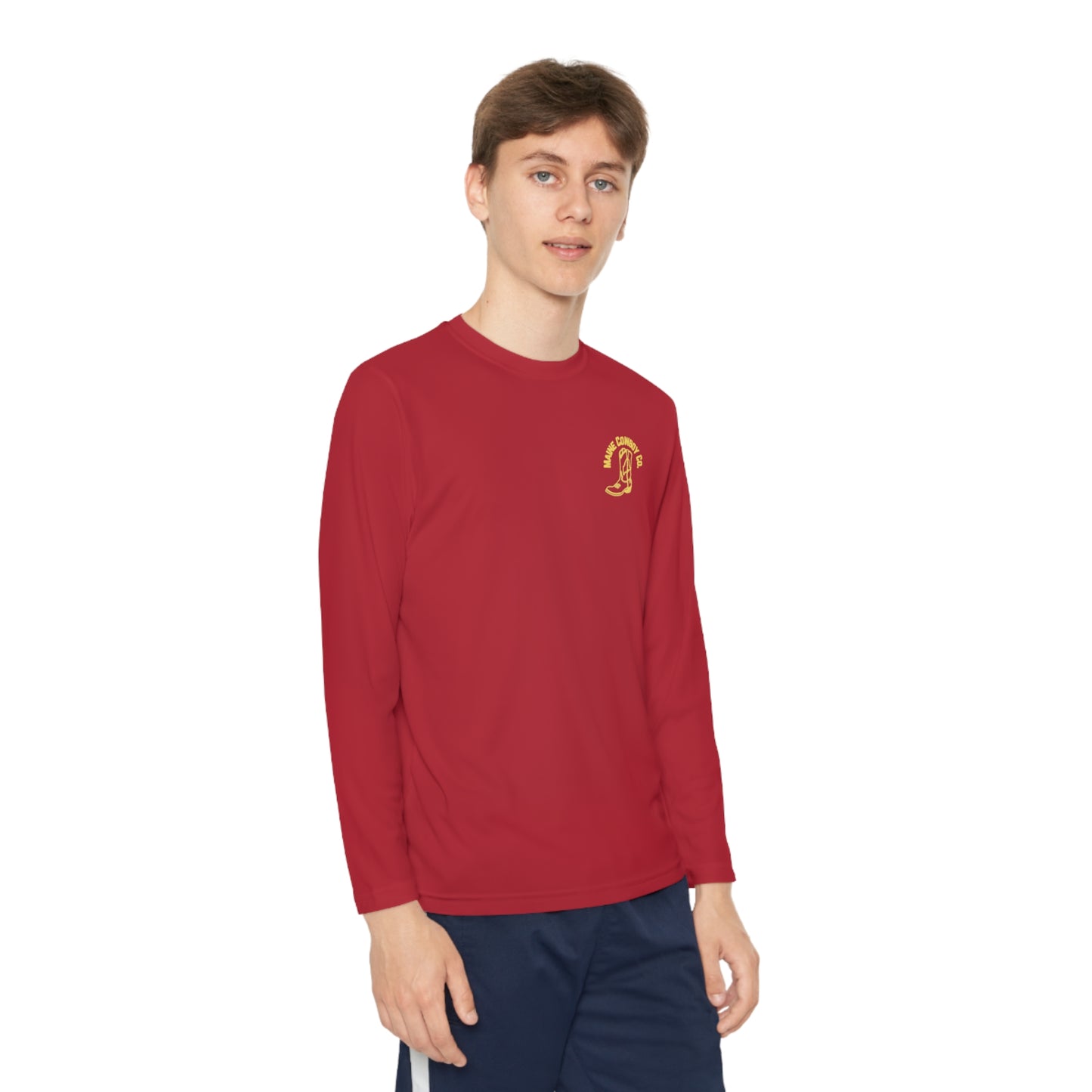 Youth Maine Cowboy Logo Long sleeve