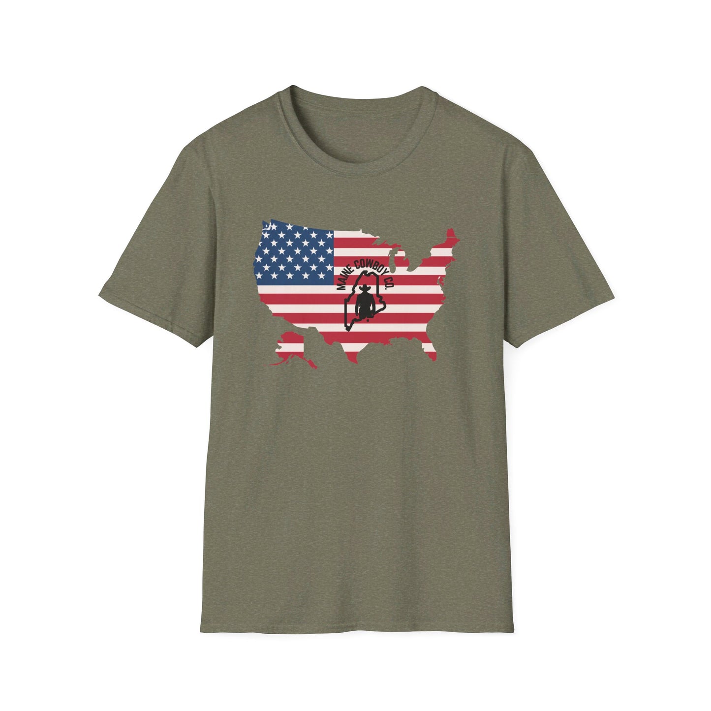 Softstyle United States Flag T-Shirt