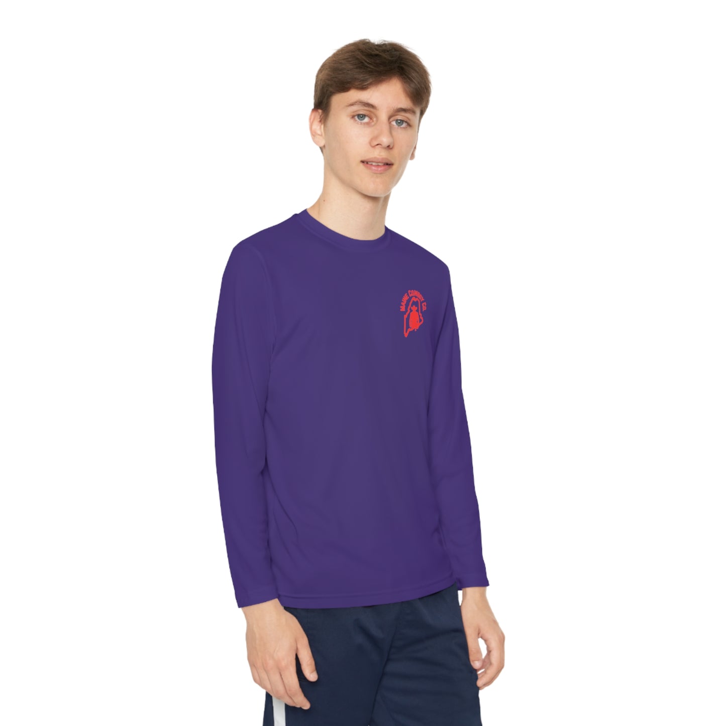 Youth Maine Cowboy Logo Long sleeve