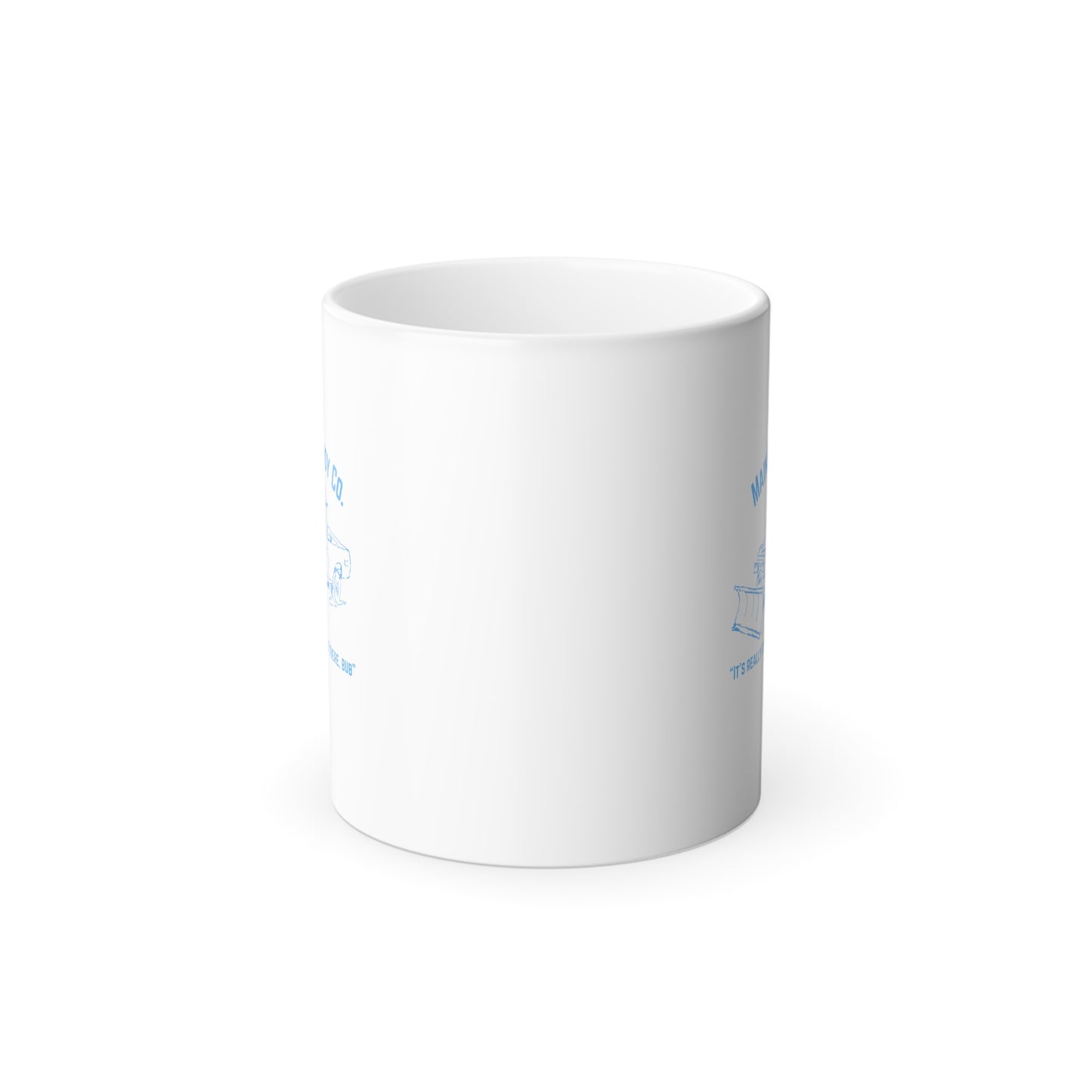 Color Morphing Mug, 11oz with Cowboy Plow Guy