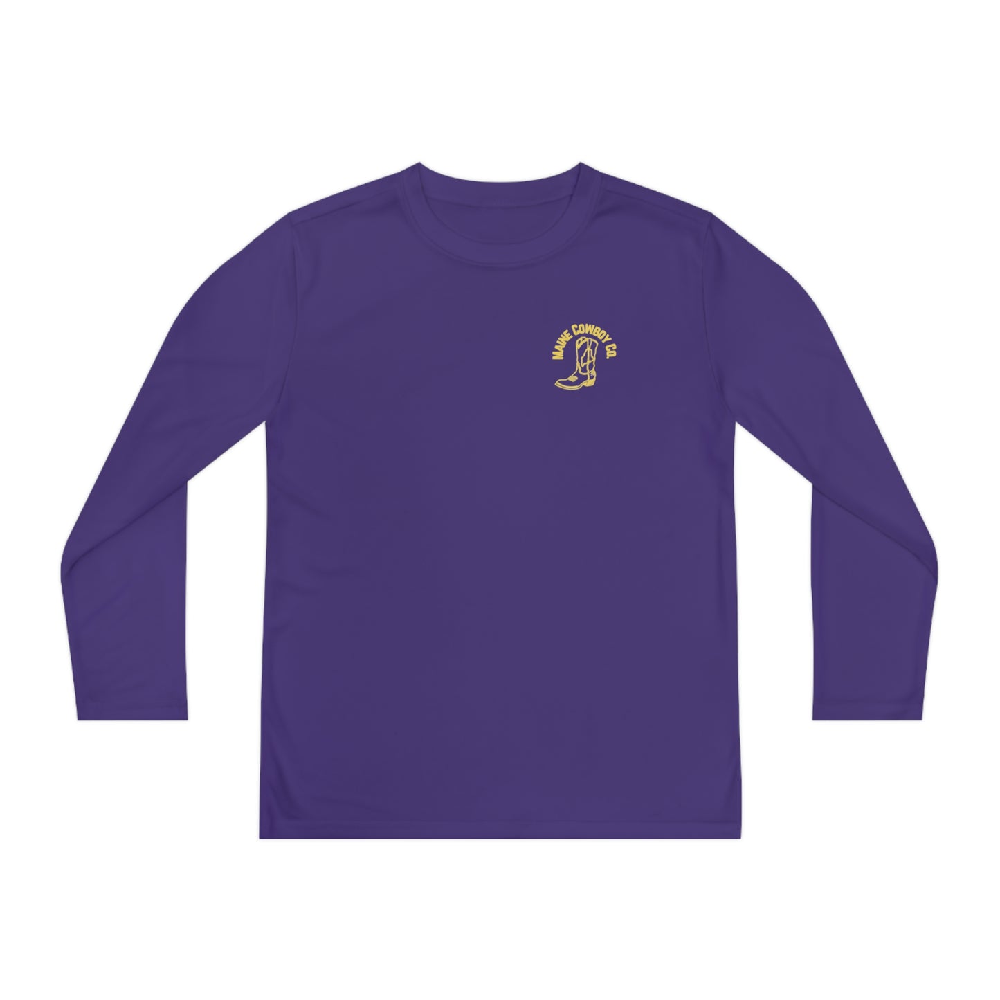Youth Maine Cowboy Logo Long sleeve