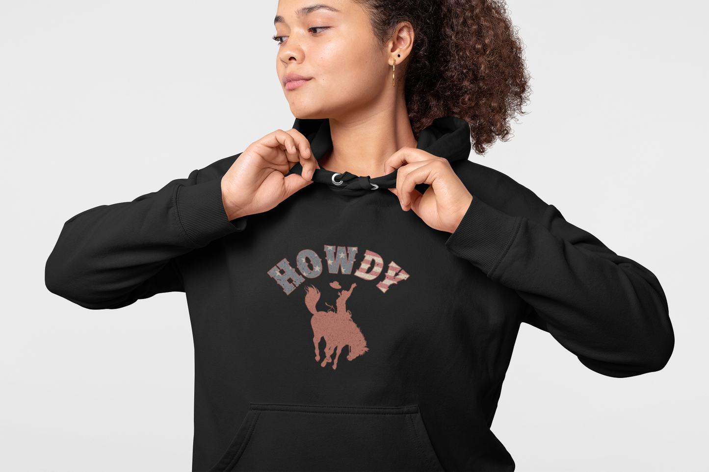 Howdy Fleece Hoodie | Cozy Western Style Sweatshirt | Perfect for Casual Outings, Gifts for Cowpoke Lovers, Rustic Home Wear, [...]