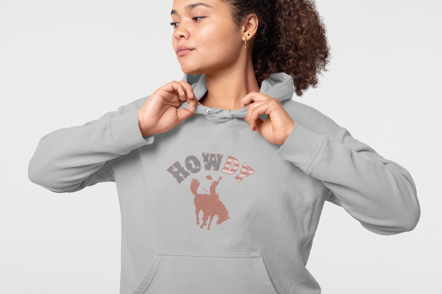 Copy of Howdy Fleece Hoodie | Cozy Western Style Sweatshirt | Perfect for Casual Outings, Gifts for Cowpoke Lovers, Rustic Home Wear, [...]
