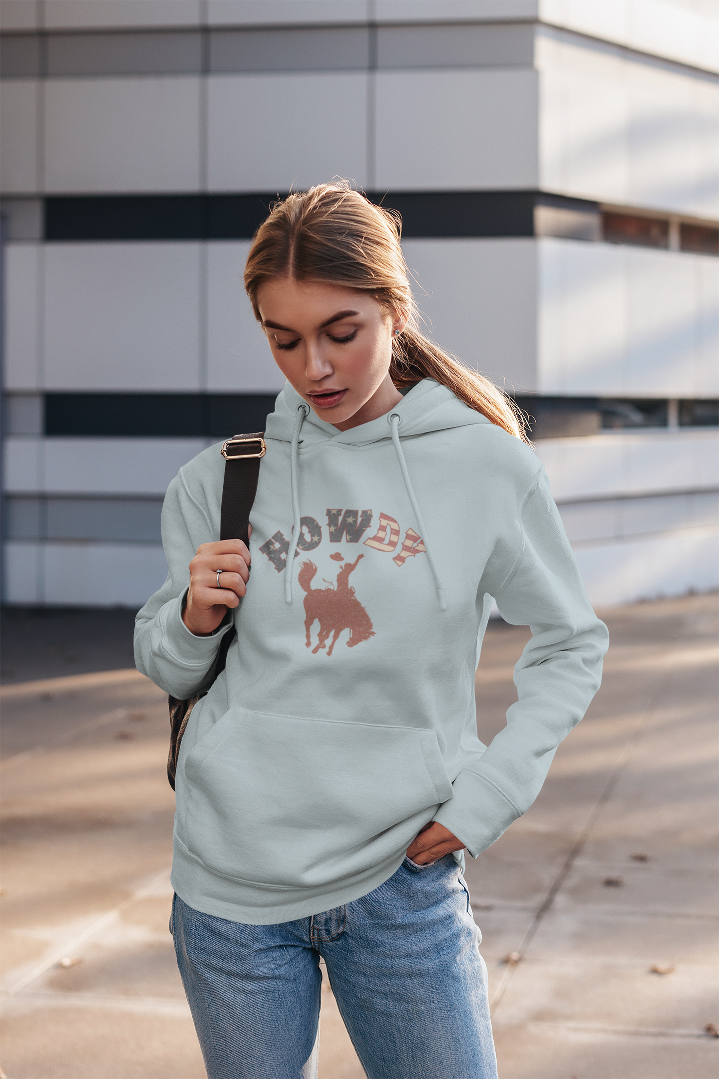 Copy of Howdy Fleece Hoodie | Cozy Western Style Sweatshirt | Perfect for Casual Outings, Gifts for Cowpoke Lovers, Rustic Home Wear, [...]