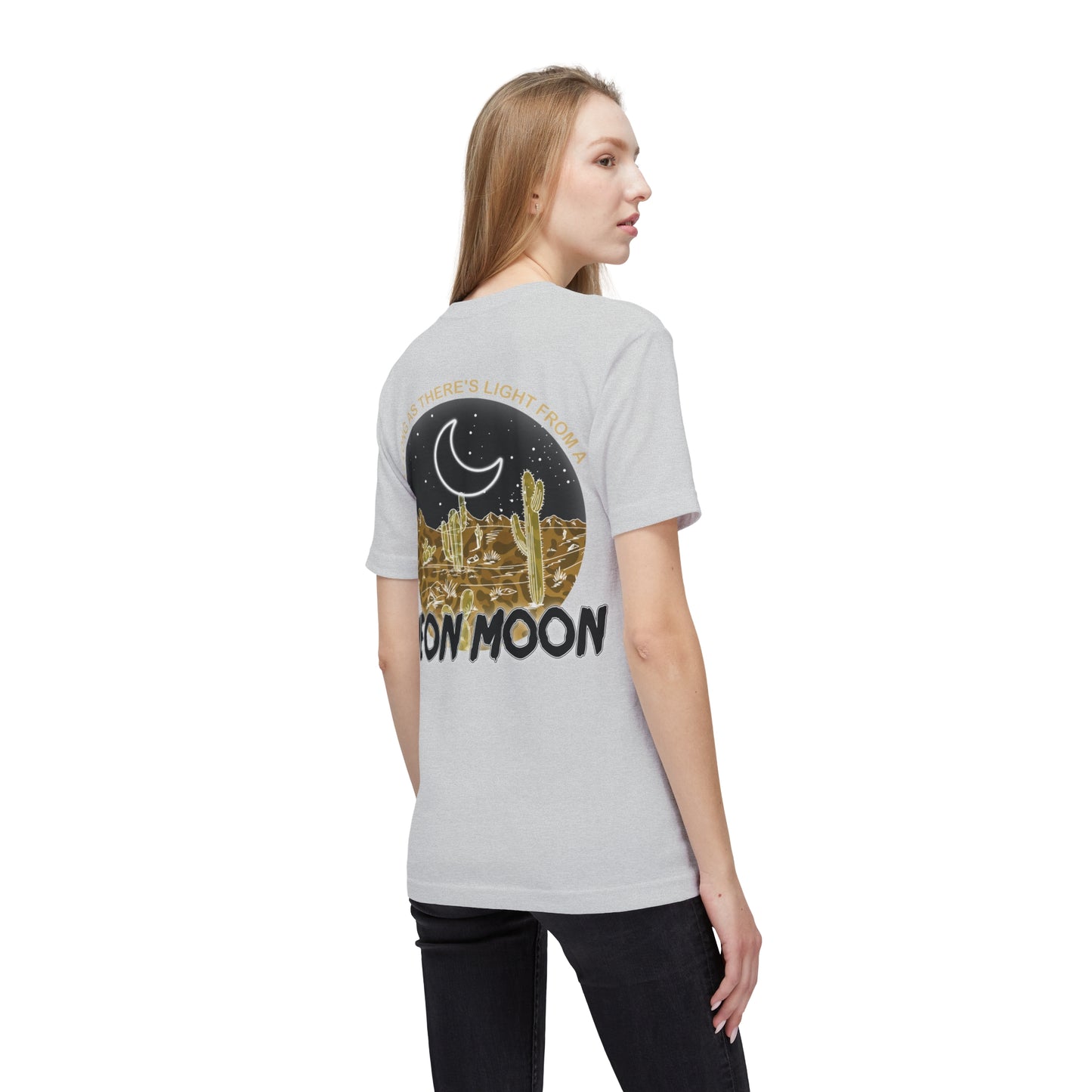 Midweight Neon Moon T-shirt, Made in US