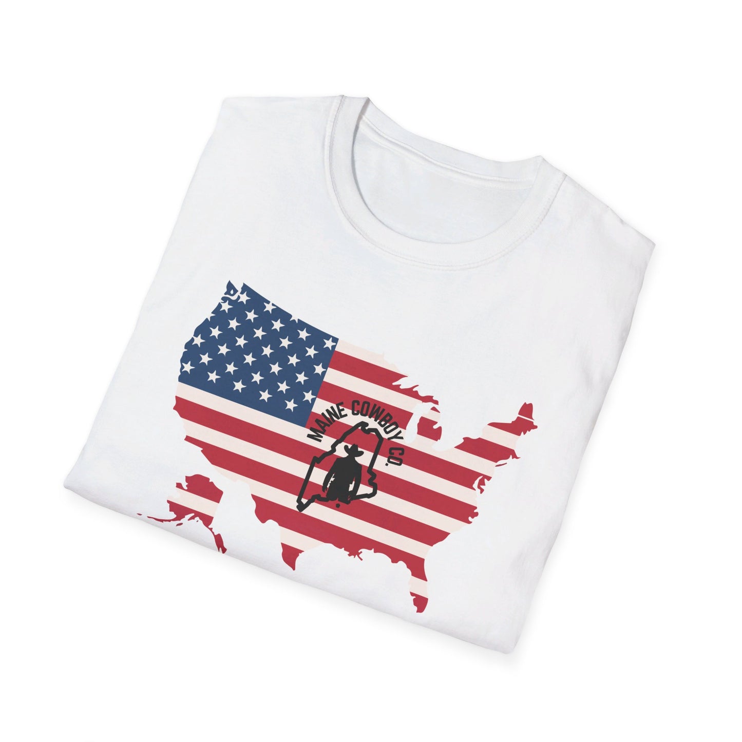 Softstyle United States Flag T-Shirt